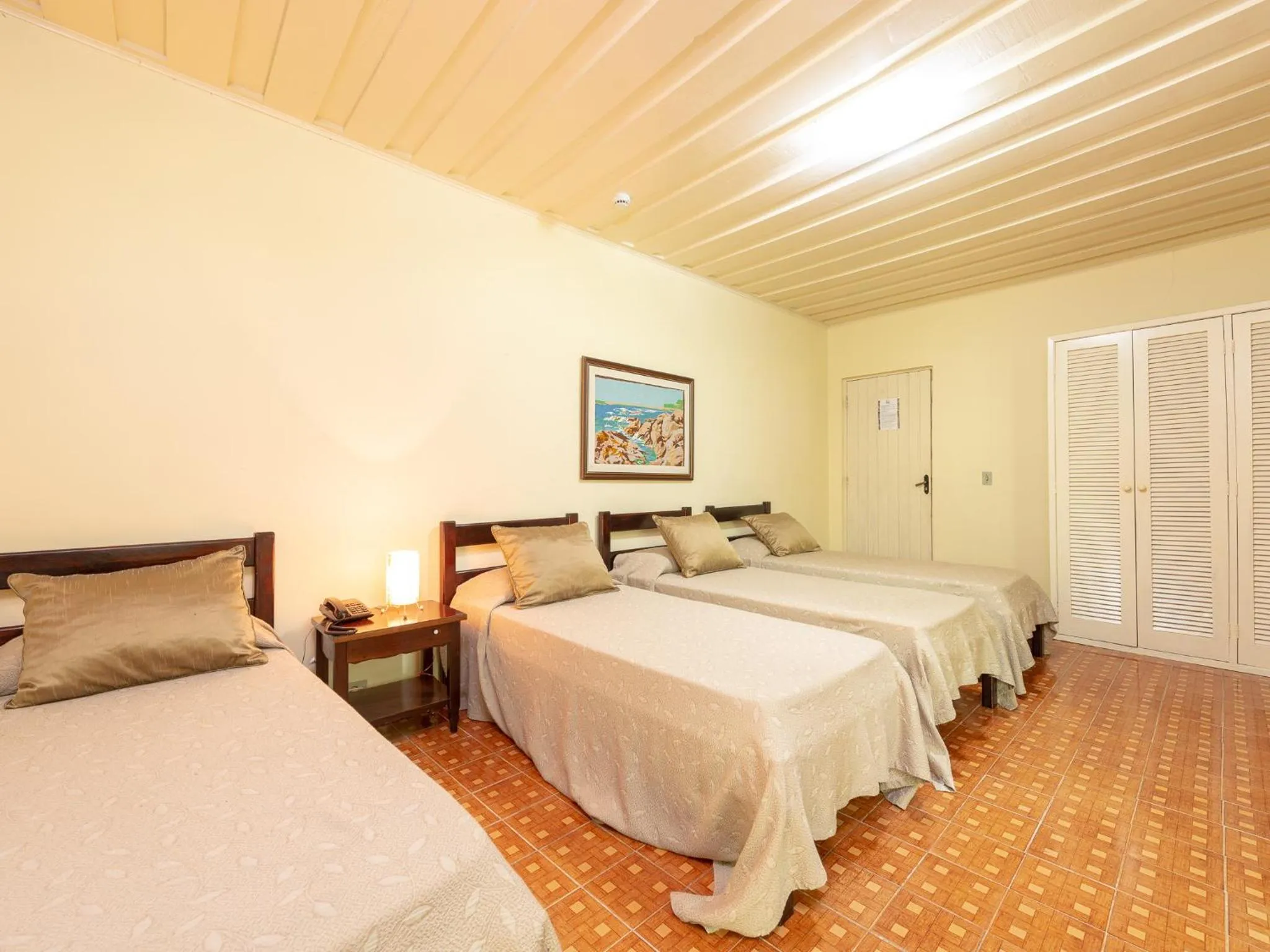 Bed in Hotel Saveiros