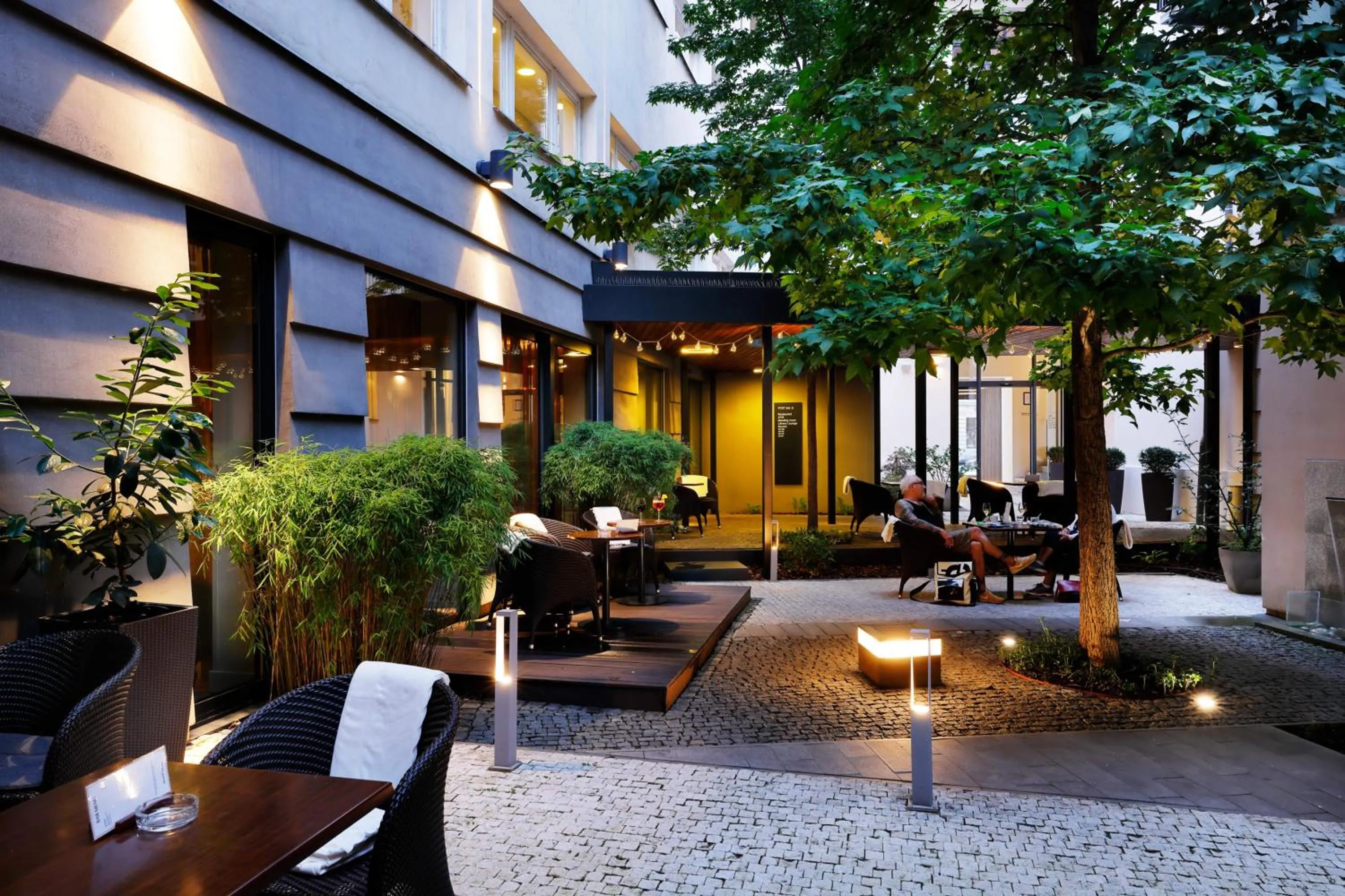 Garden in Hotel Prokop Square