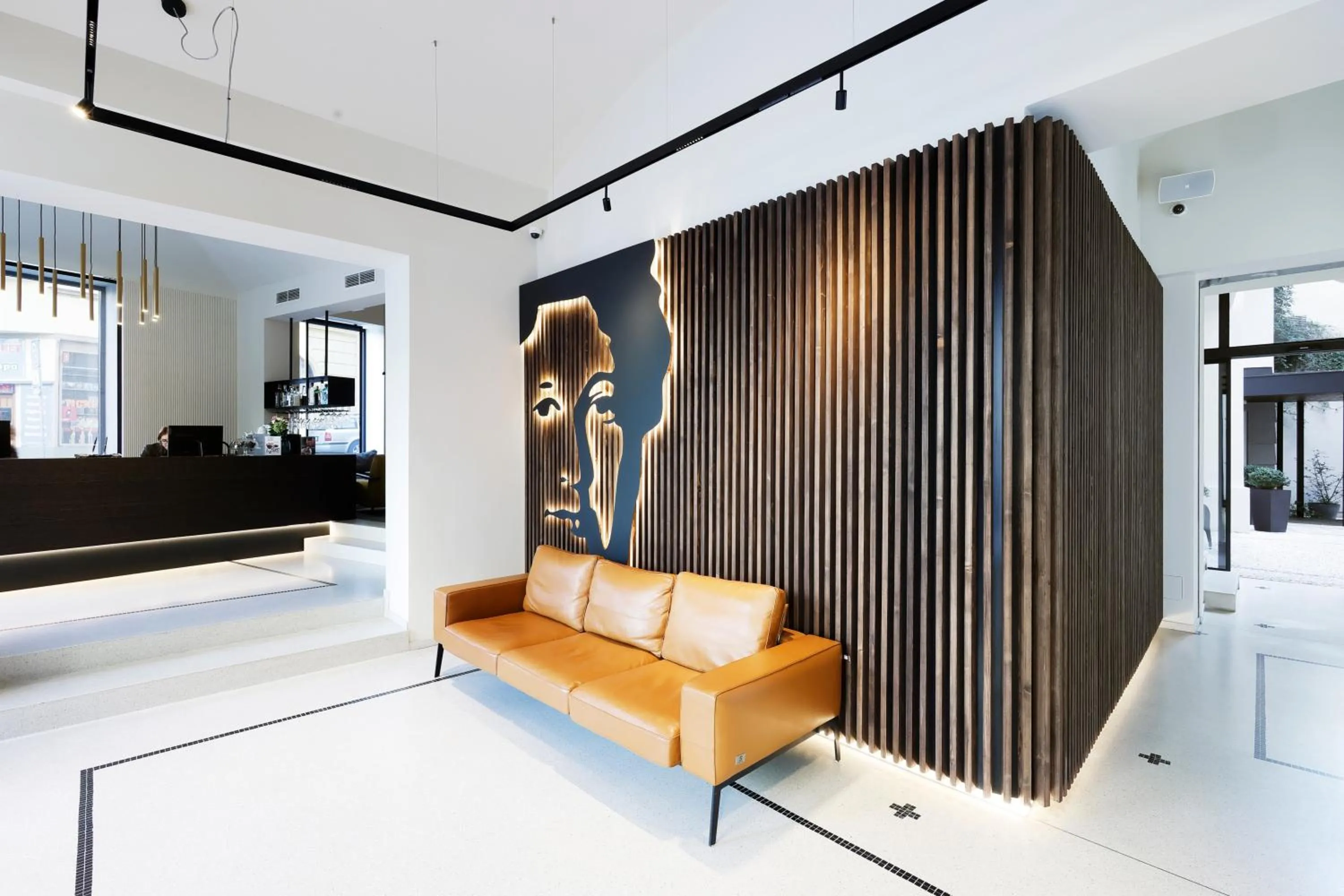 Decorative detail in Hotel Prokop Square