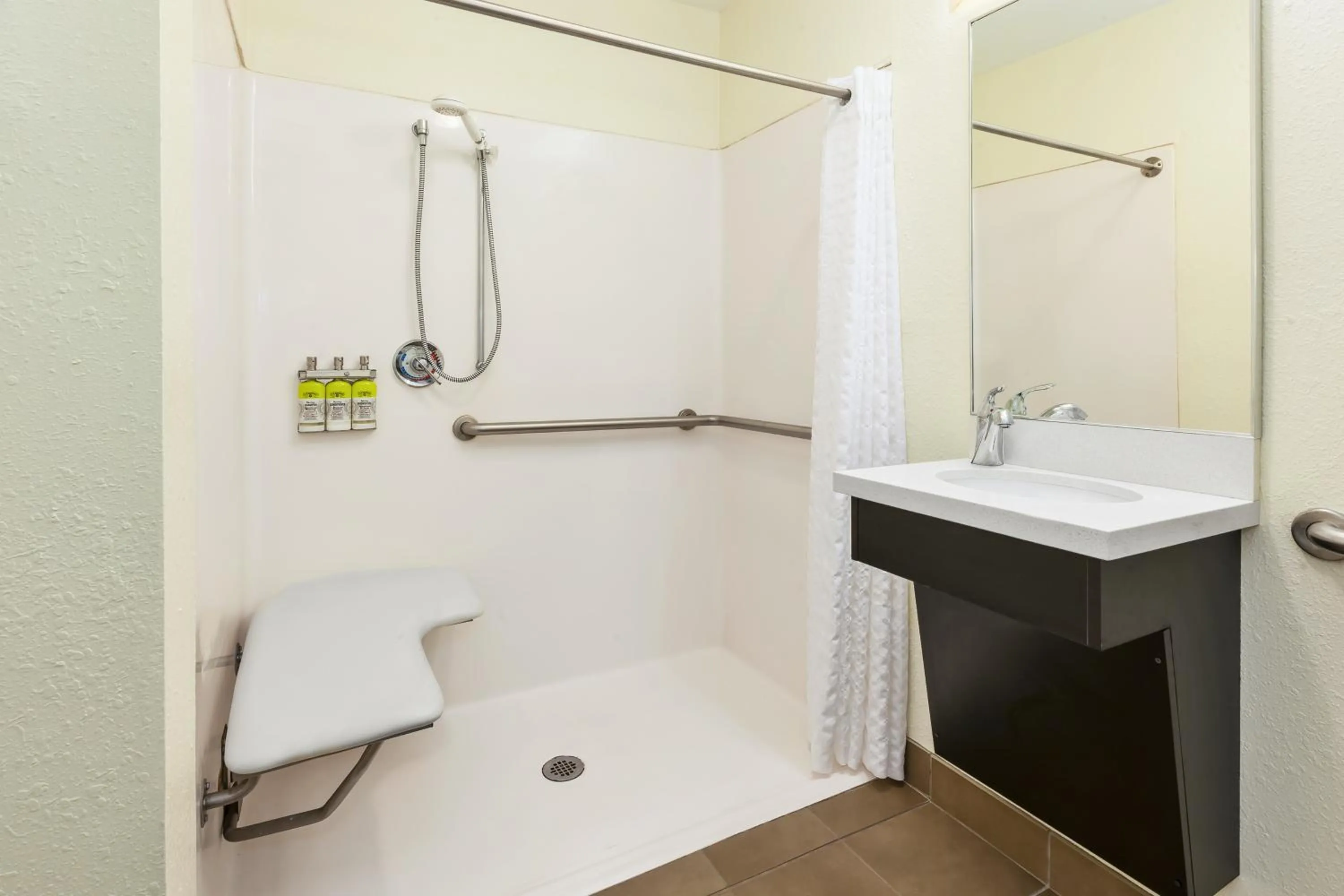 Shower in Candlewood Suites Rocky Mount by IHG
