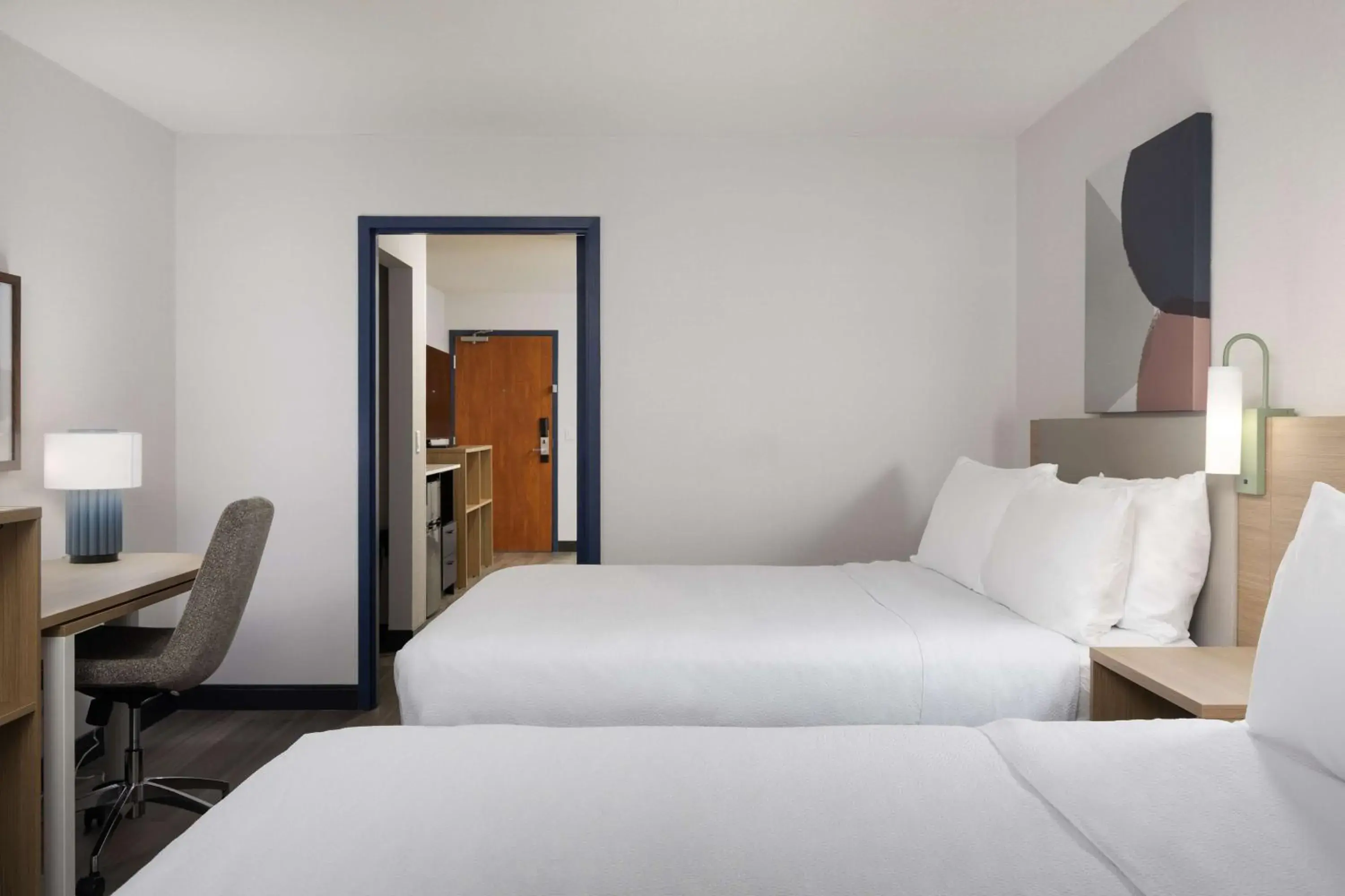 One-Bedroom Suite with Two Queen Beds in Spark By Hilton Guelph One-Bedroom Suite with Two Queen Beds in Spark By Hilton Guelph