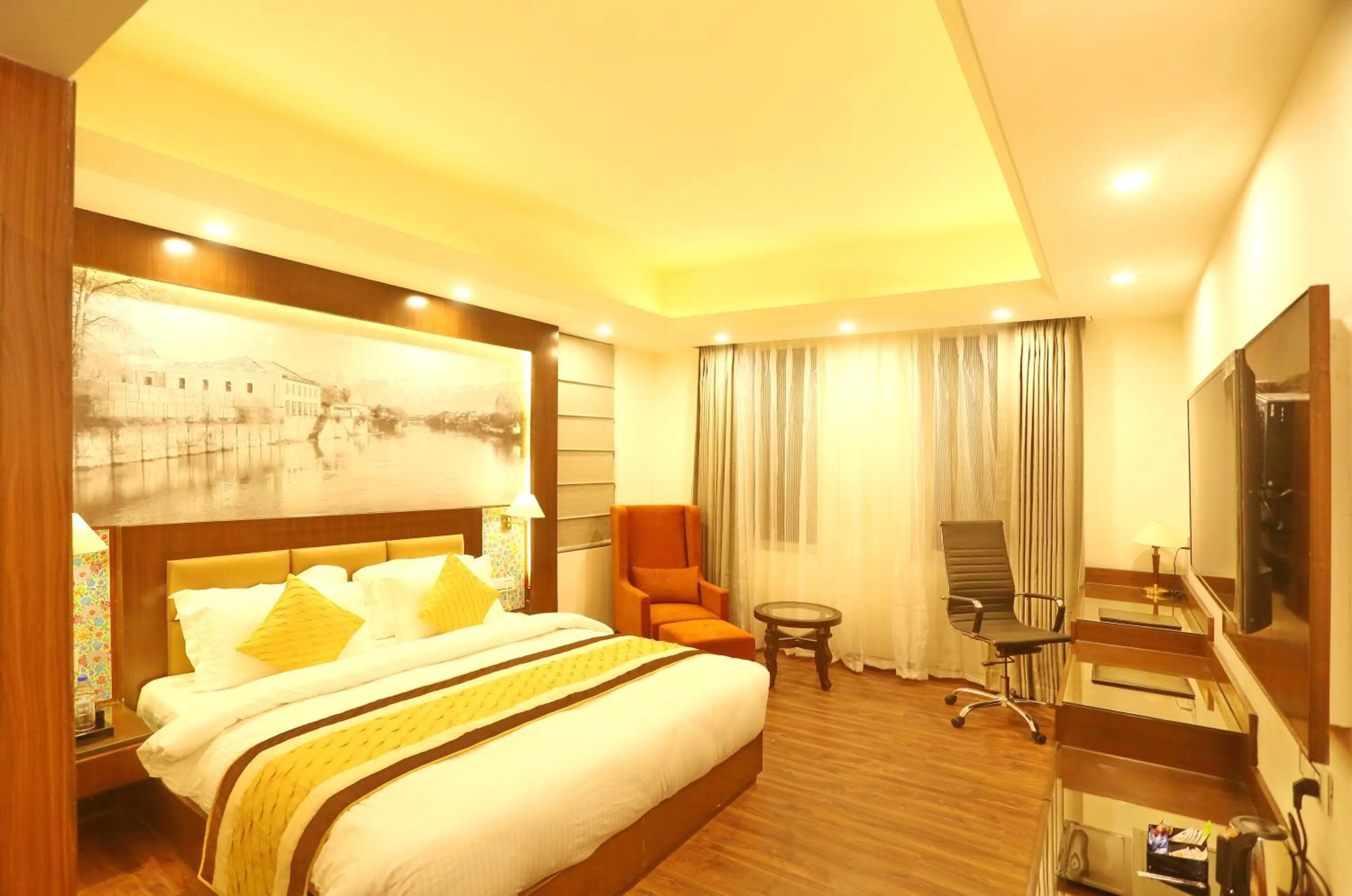 Bed in Regenta Central Srinagar, Rajbagh