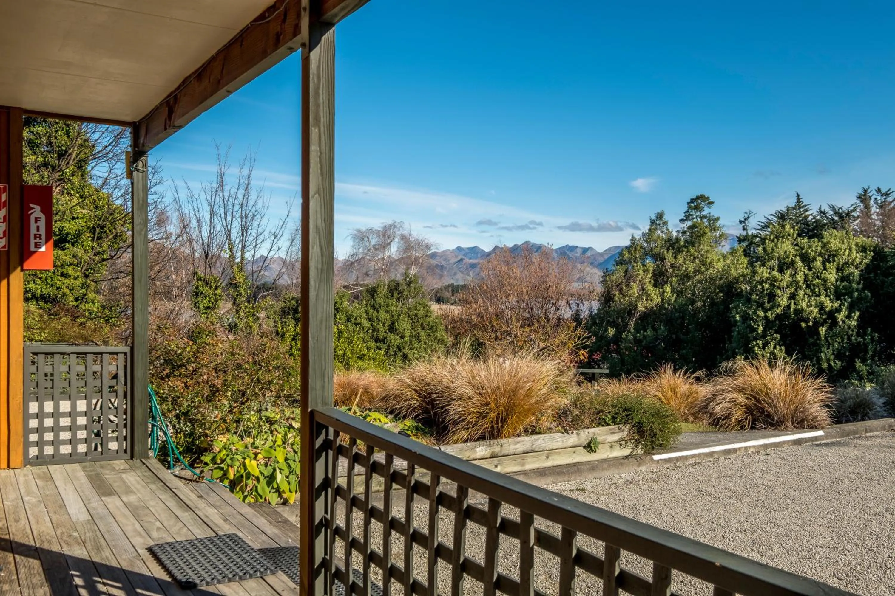 Garden view in Alpine Garden Motel