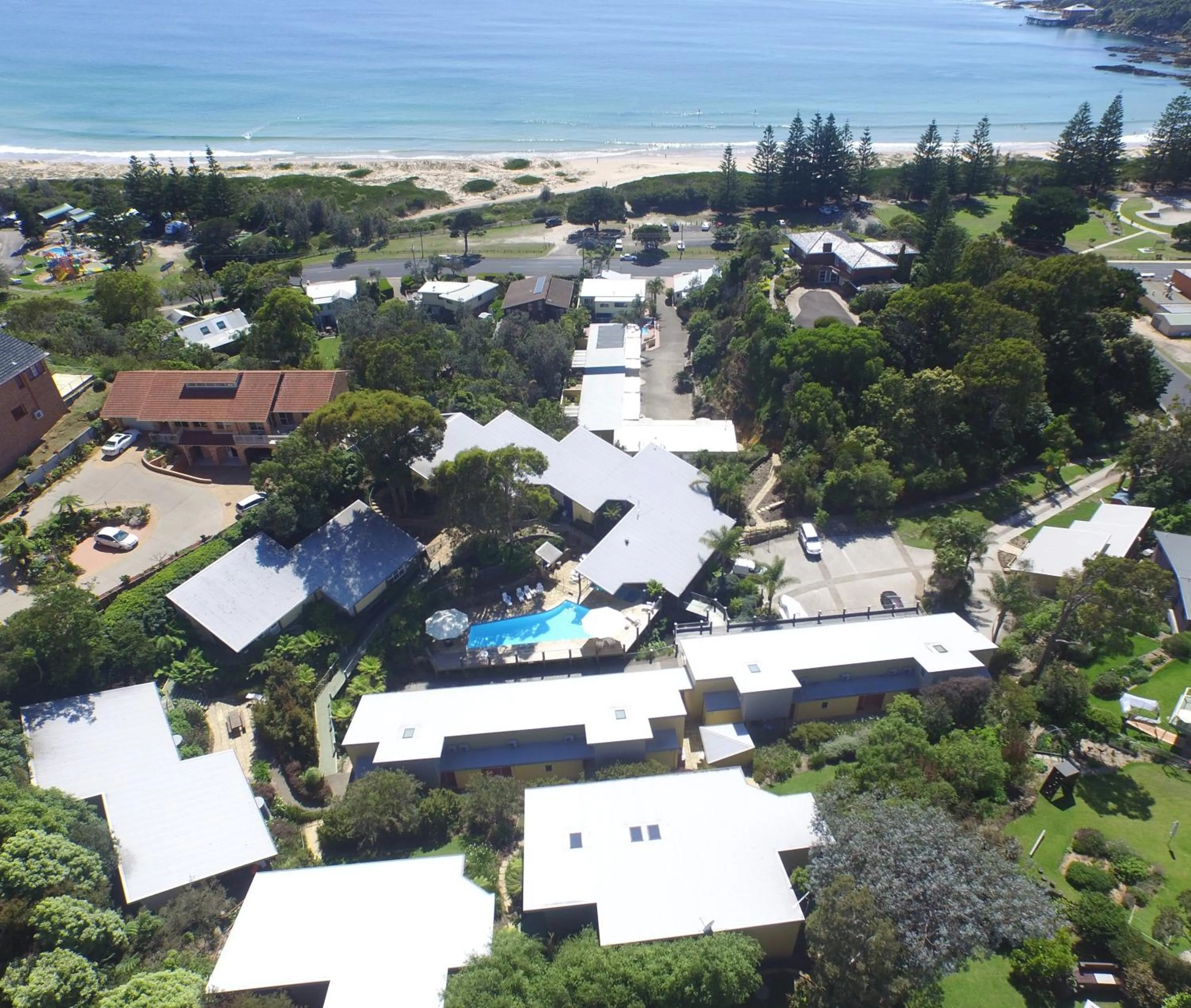 Bird's eye view in Tathra Beach House Holiday Apartments