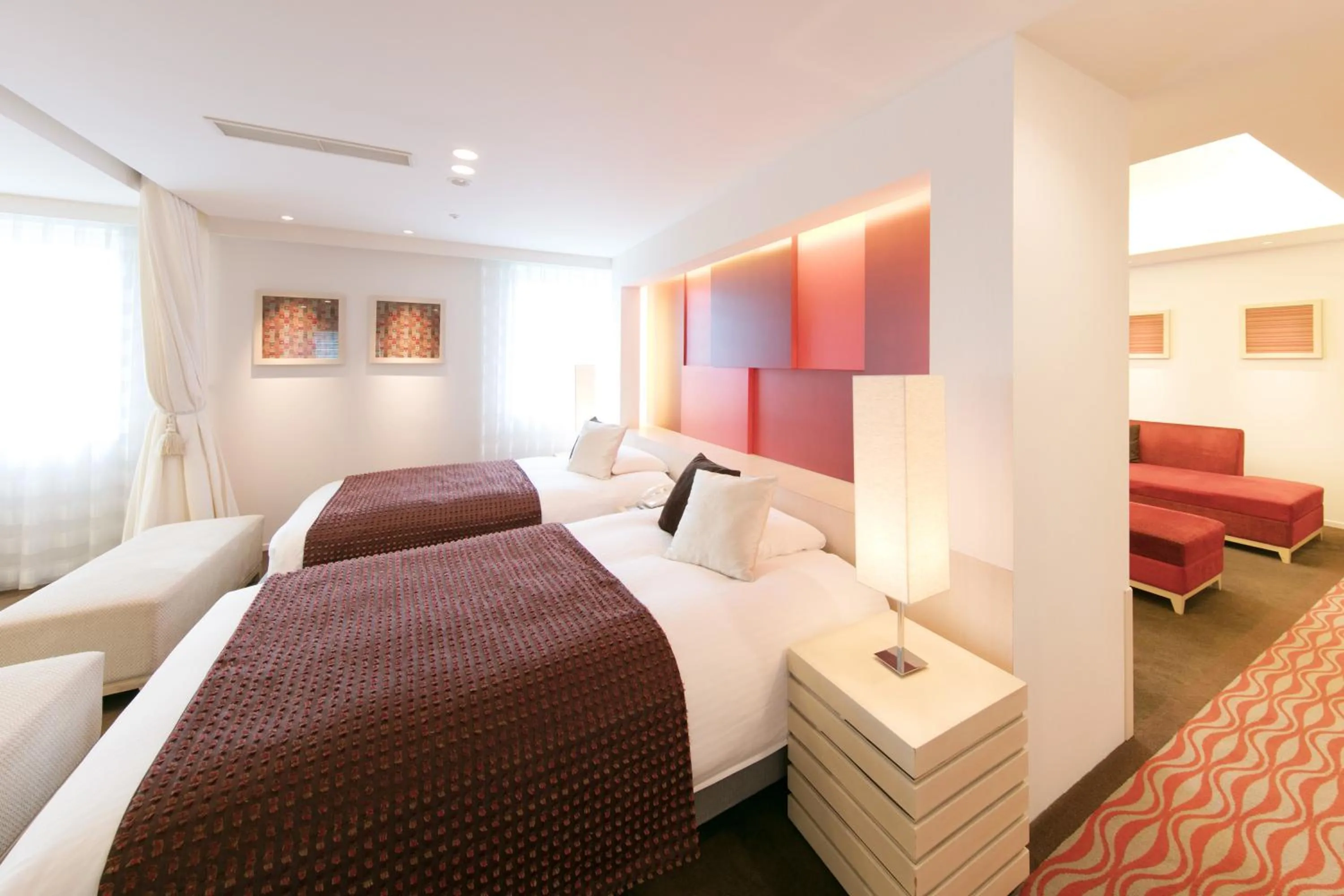 Bed in Kokusai 21 International Hotel