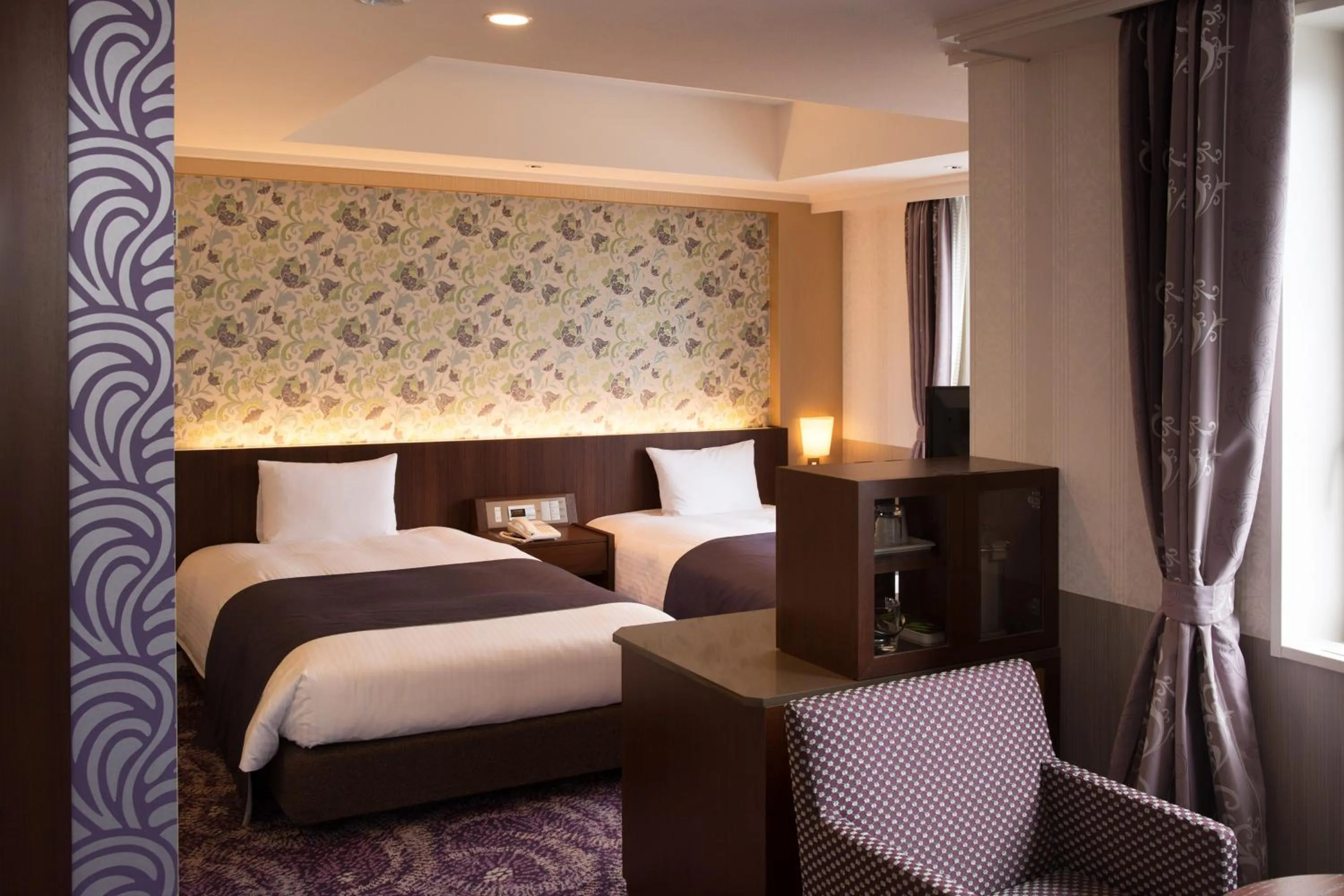 Bed in Kokusai 21 International Hotel