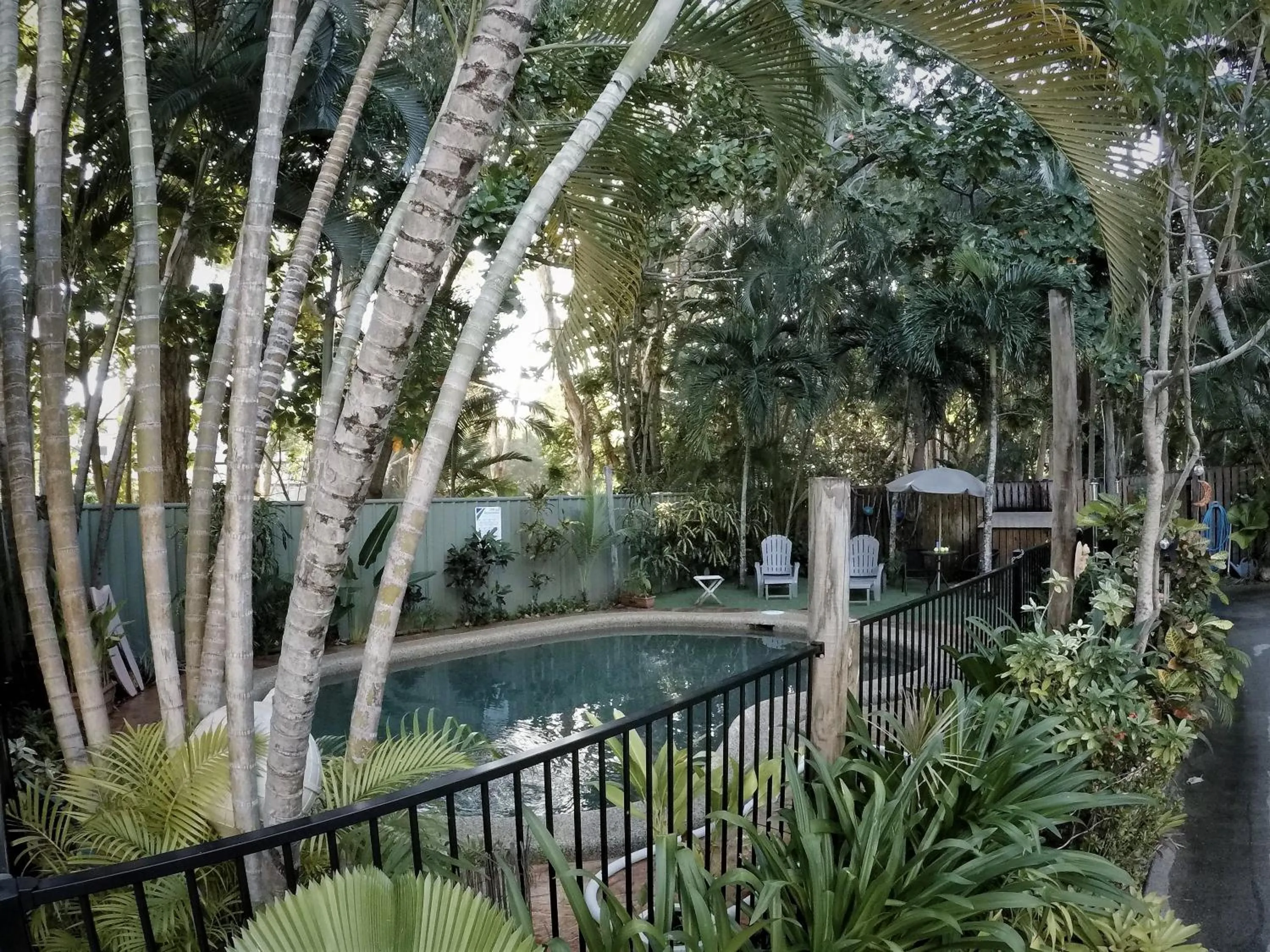 Garden view in The Beach Place