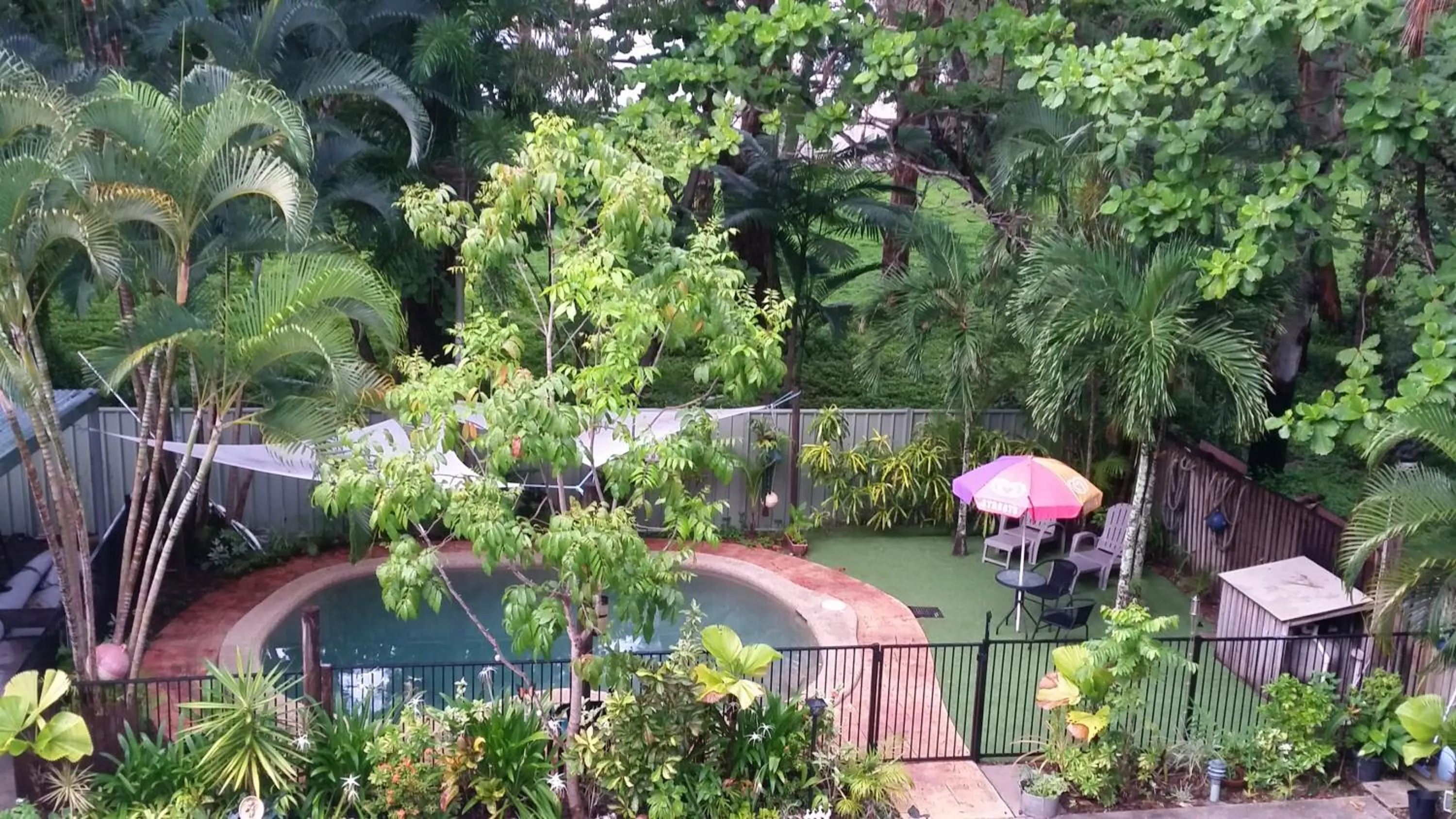 Pool view in The Beach Place