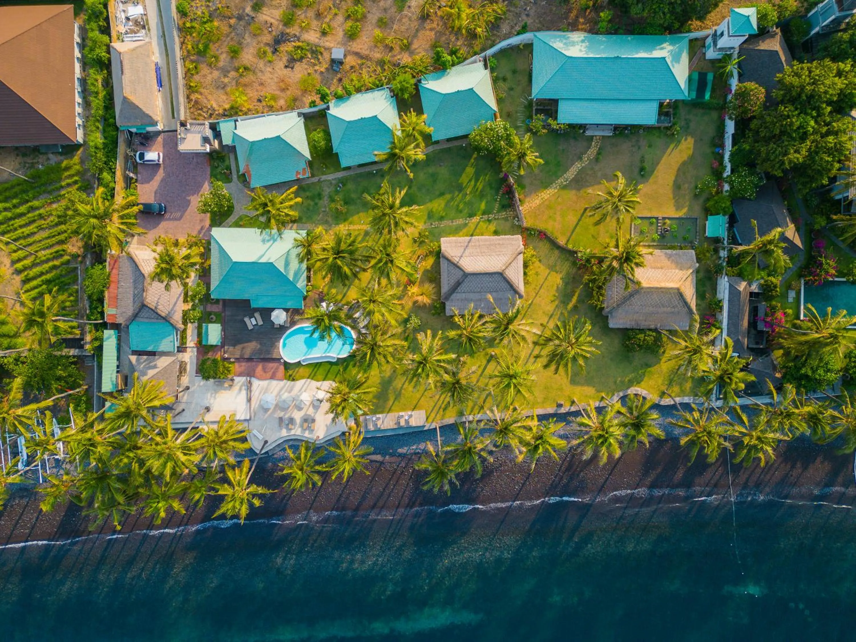 Property building in Scuba Seraya Resort