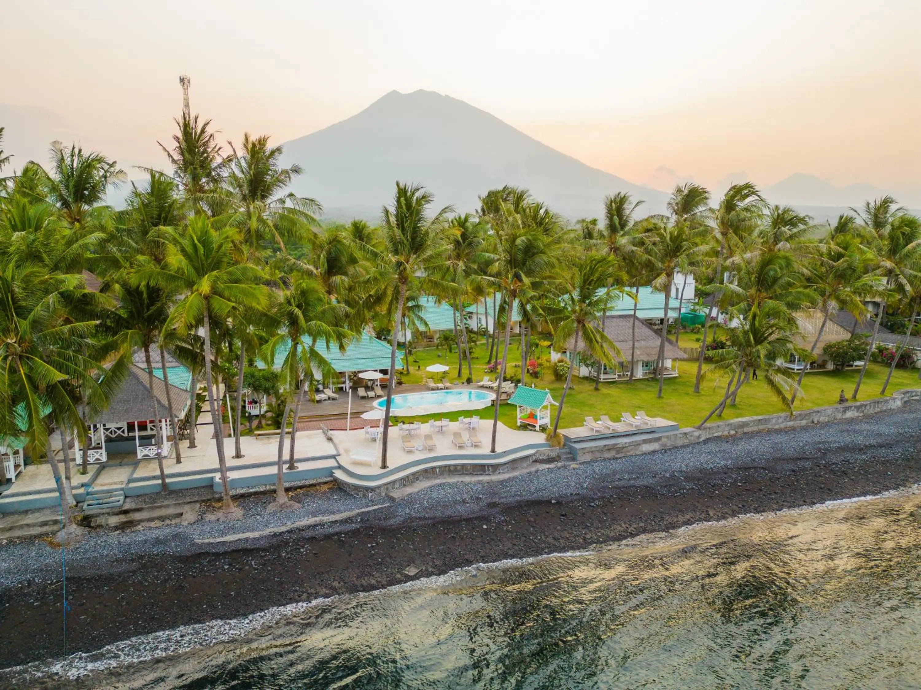 Property building in Scuba Seraya Resort