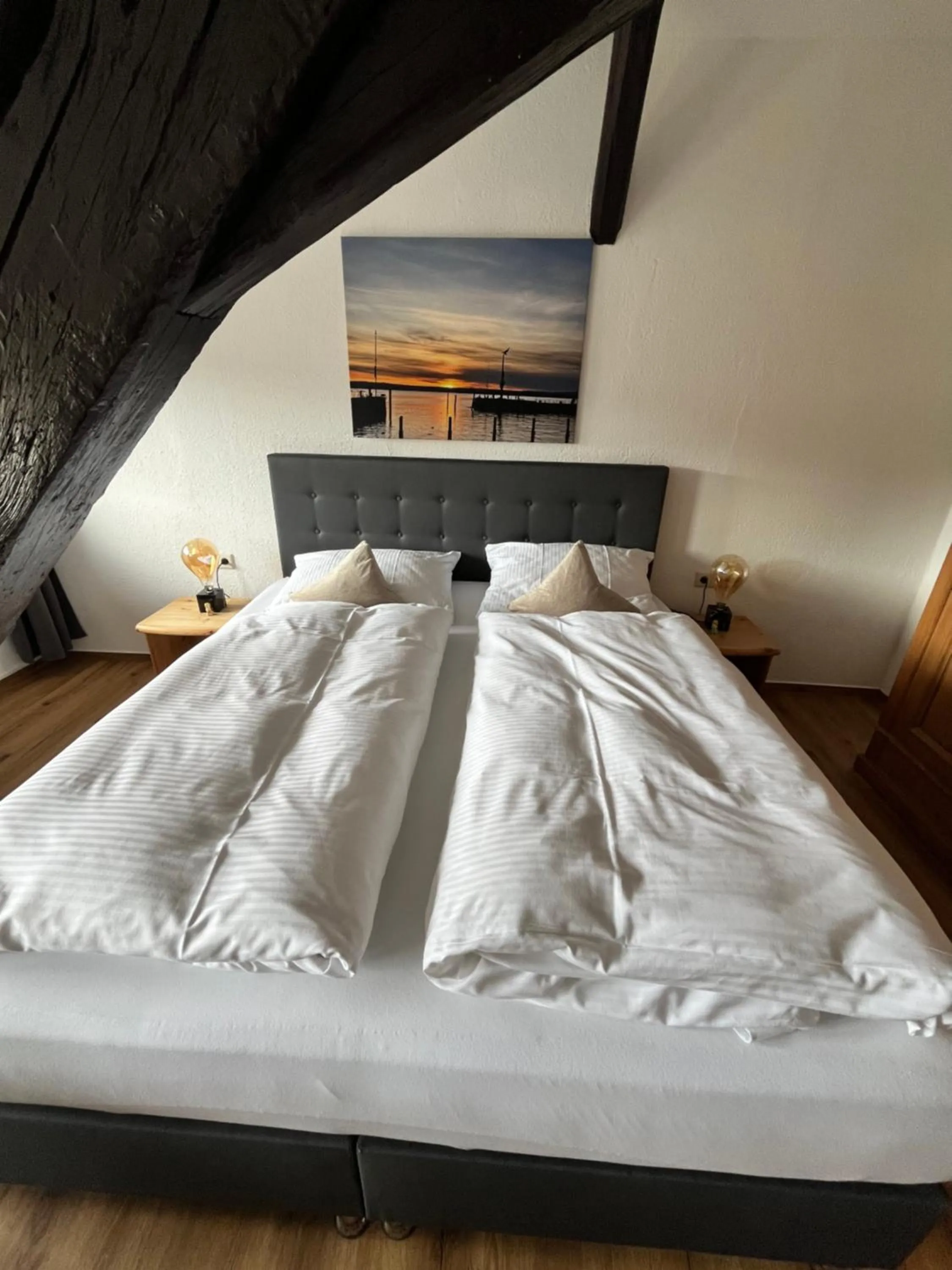 Bed in Gästehaus AM HAFEN
