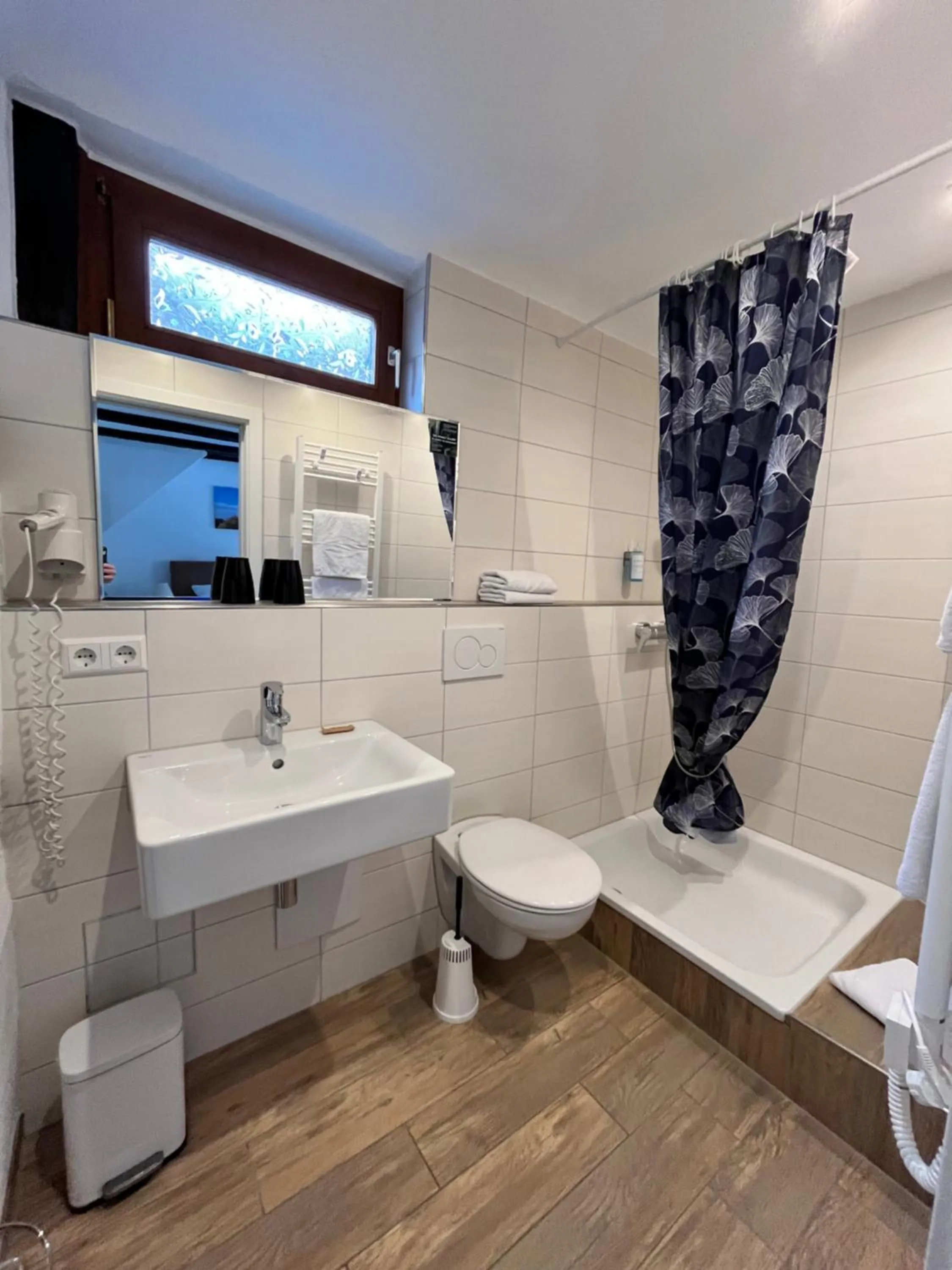 Toilet in Gästehaus AM HAFEN