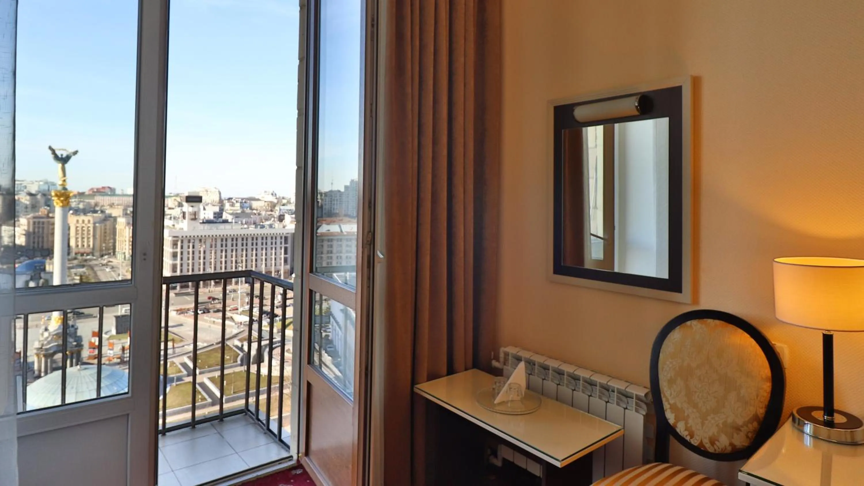 View (from property/room) in Ukraine Hotel