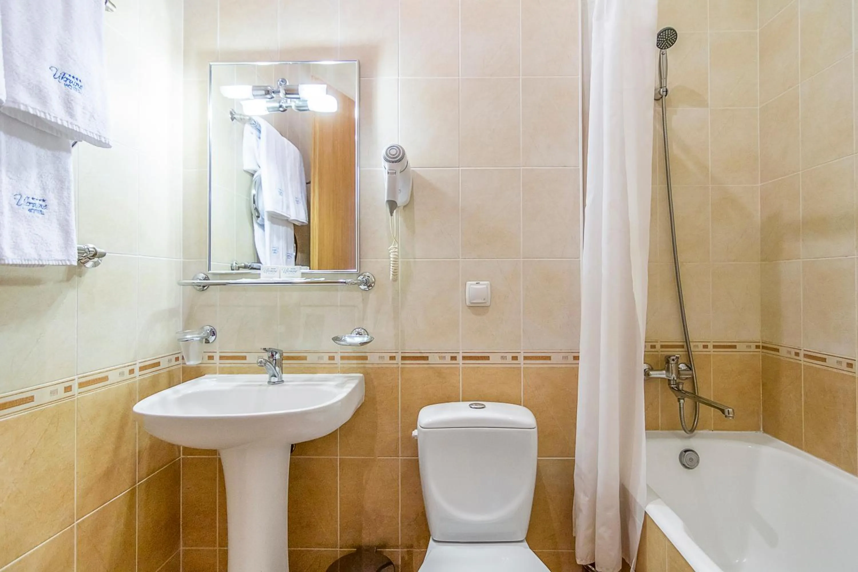 Shower in Ukraine Hotel