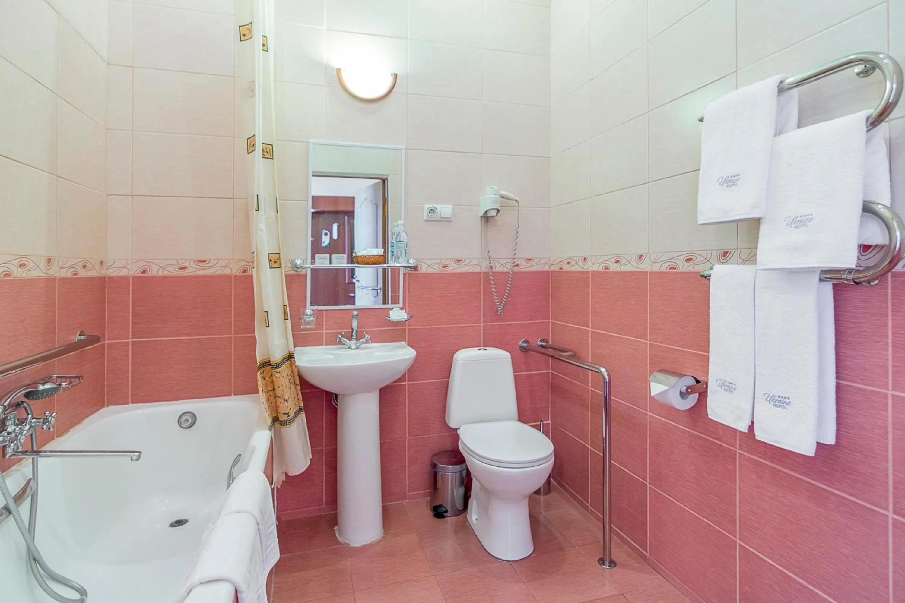 Toilet in Ukraine Hotel