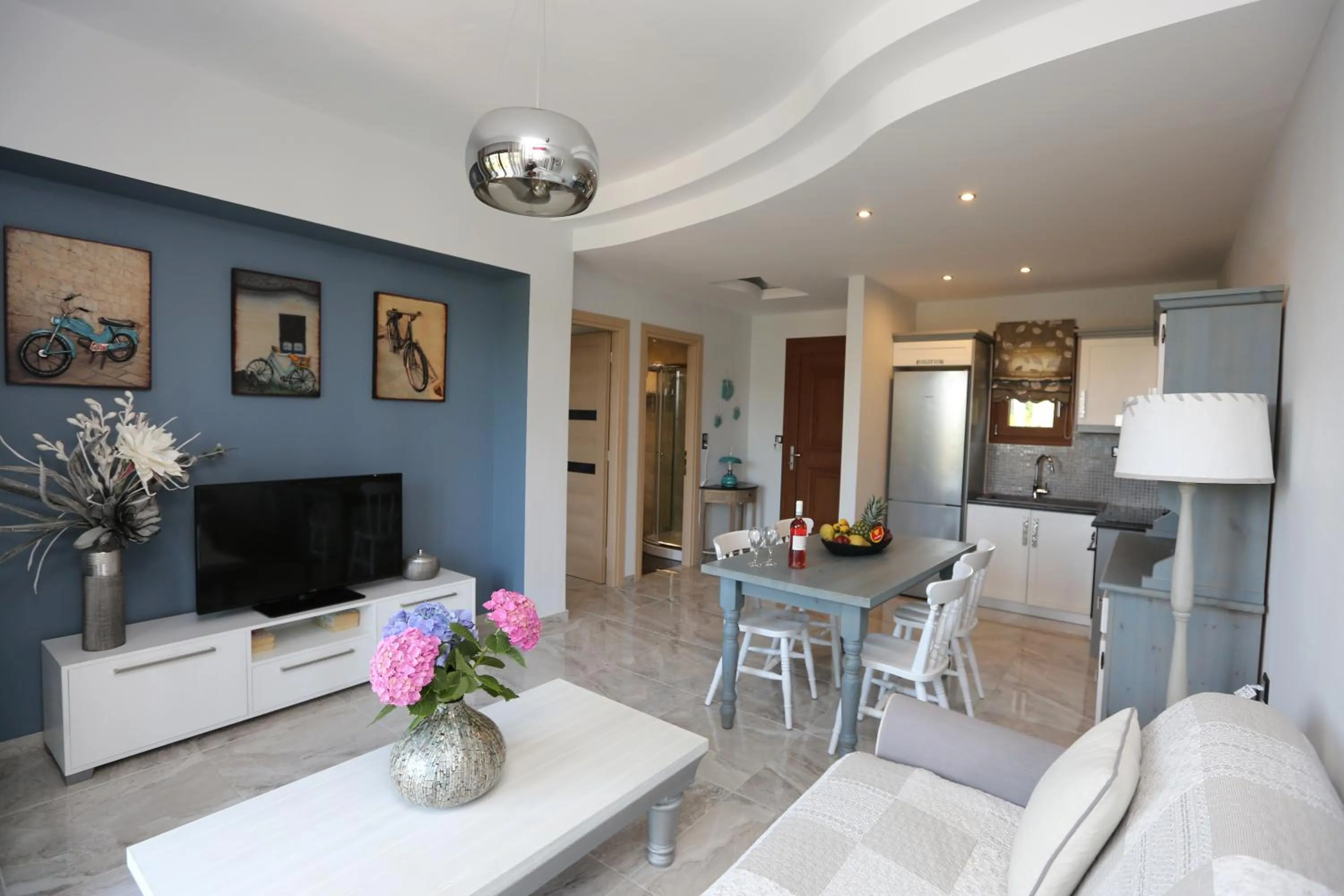 Living room in Skiathos Argento