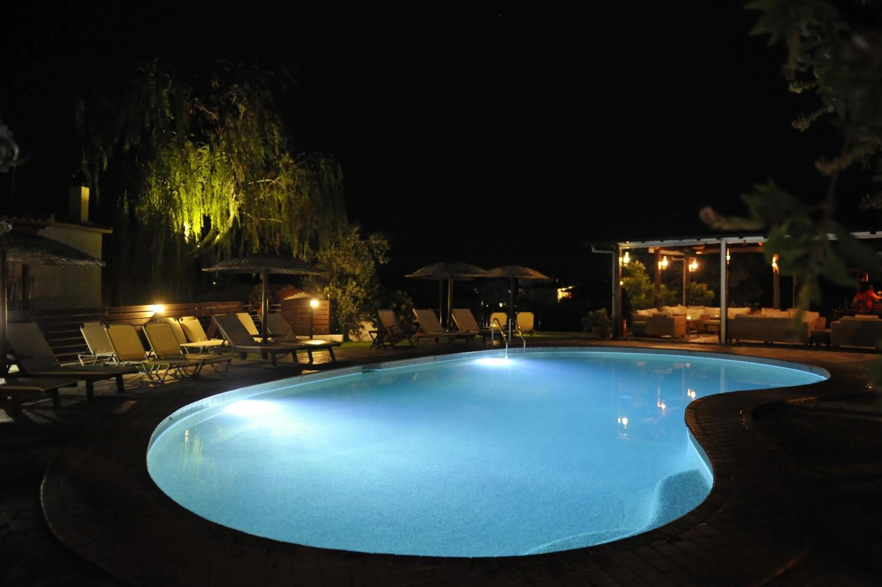 Swimming pool in Skiathos Argento