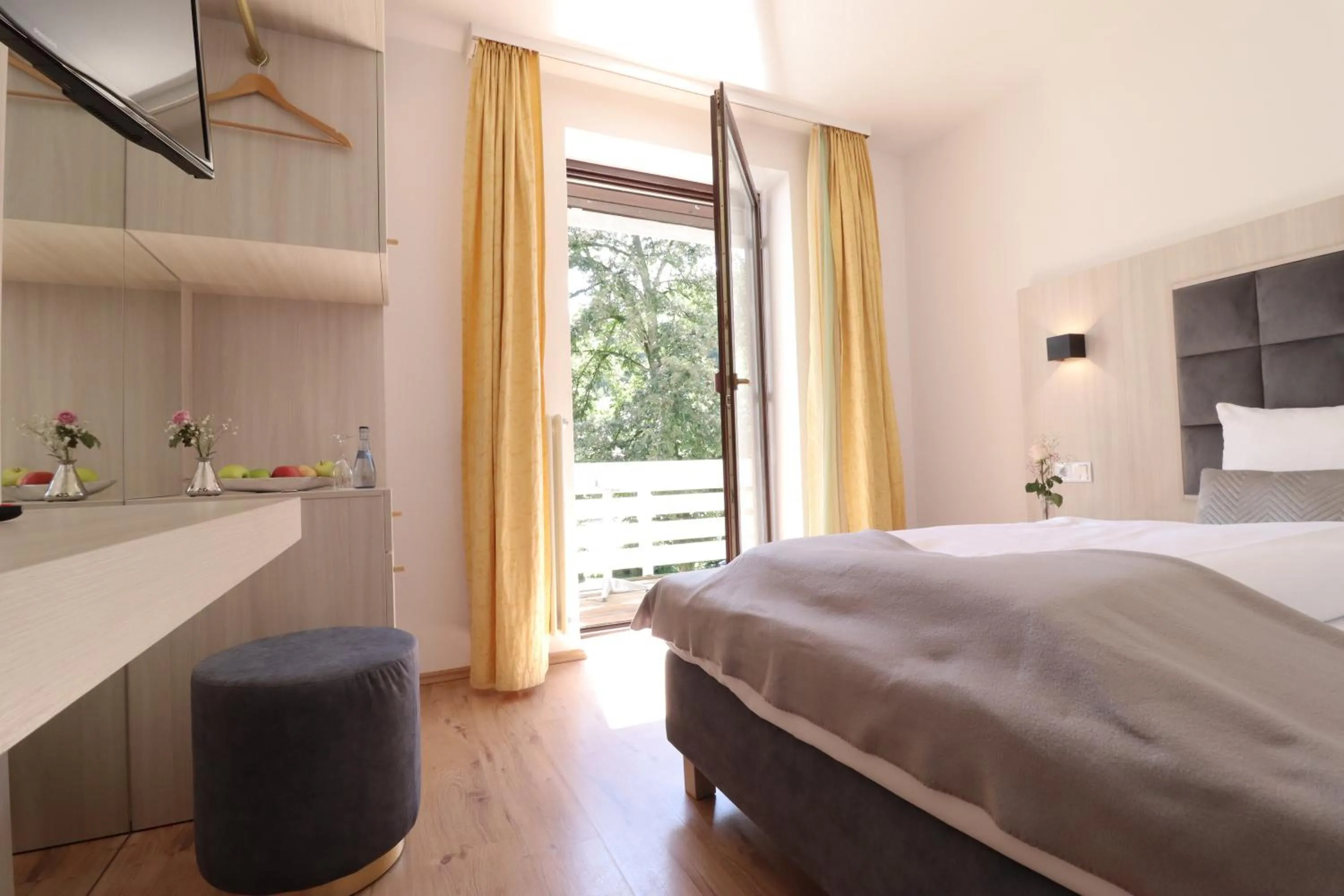 Bed in Hotel Kurparkblick