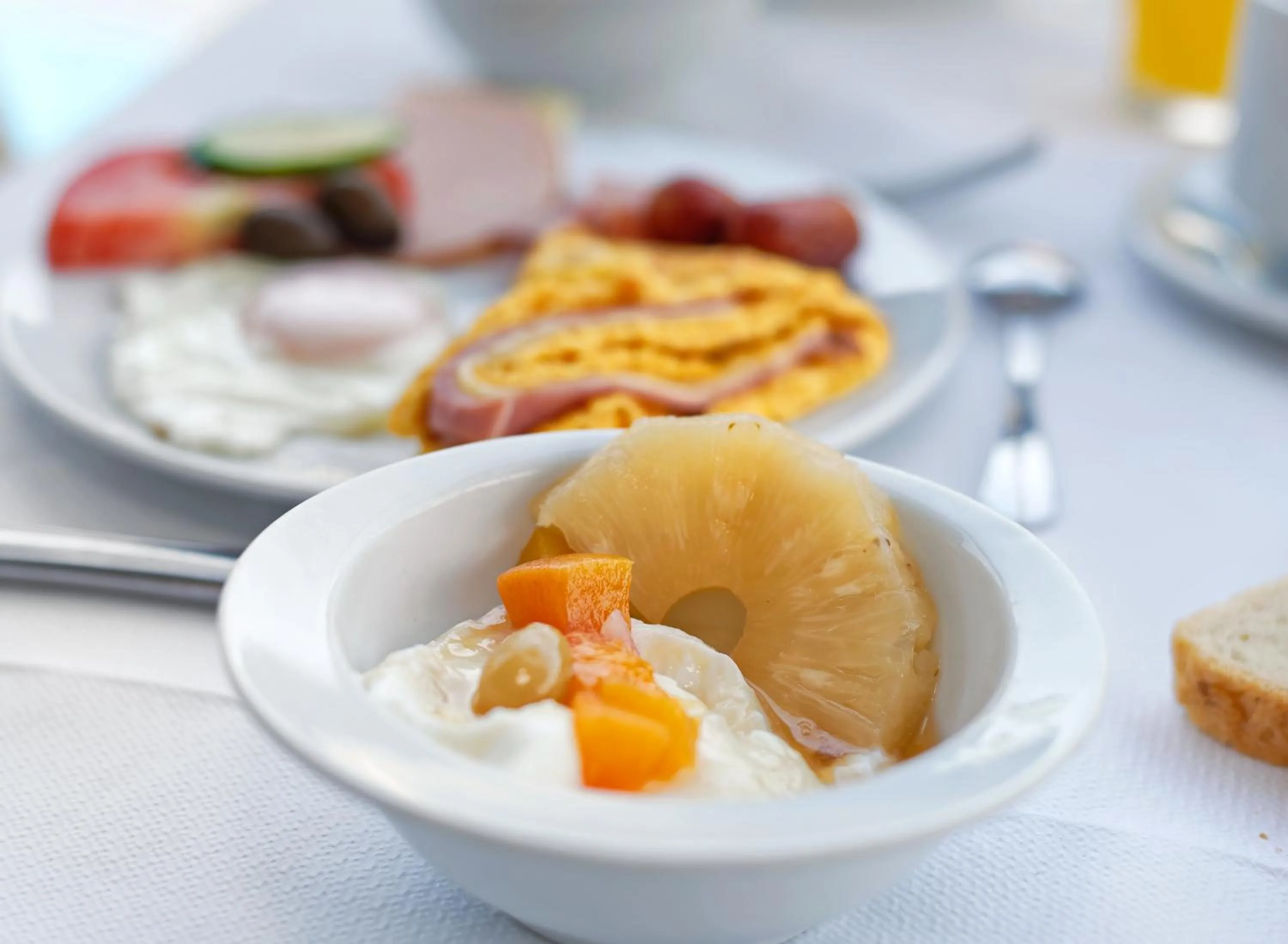 Buffet breakfast in Hotel Punta