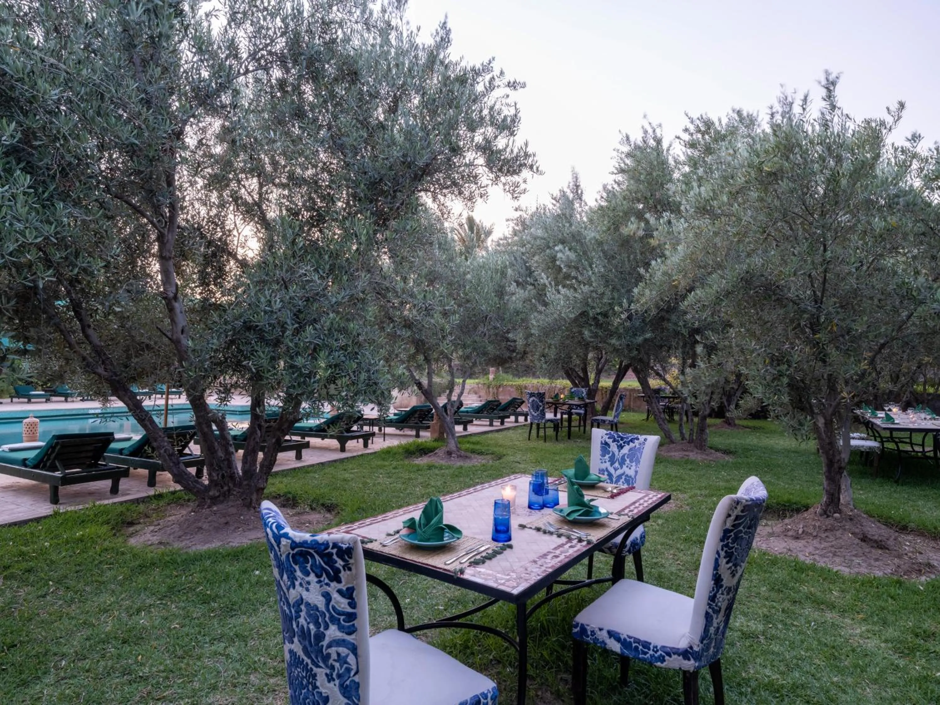 Patio in Kasbah Agafay Hotel & Spa