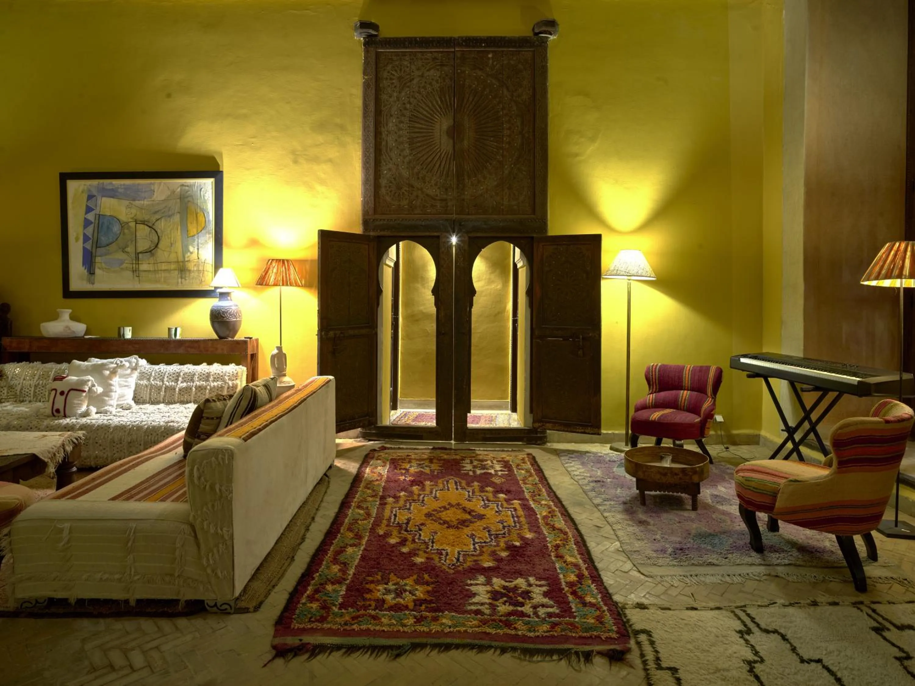 Living room in Kasbah Agafay Hotel & Spa