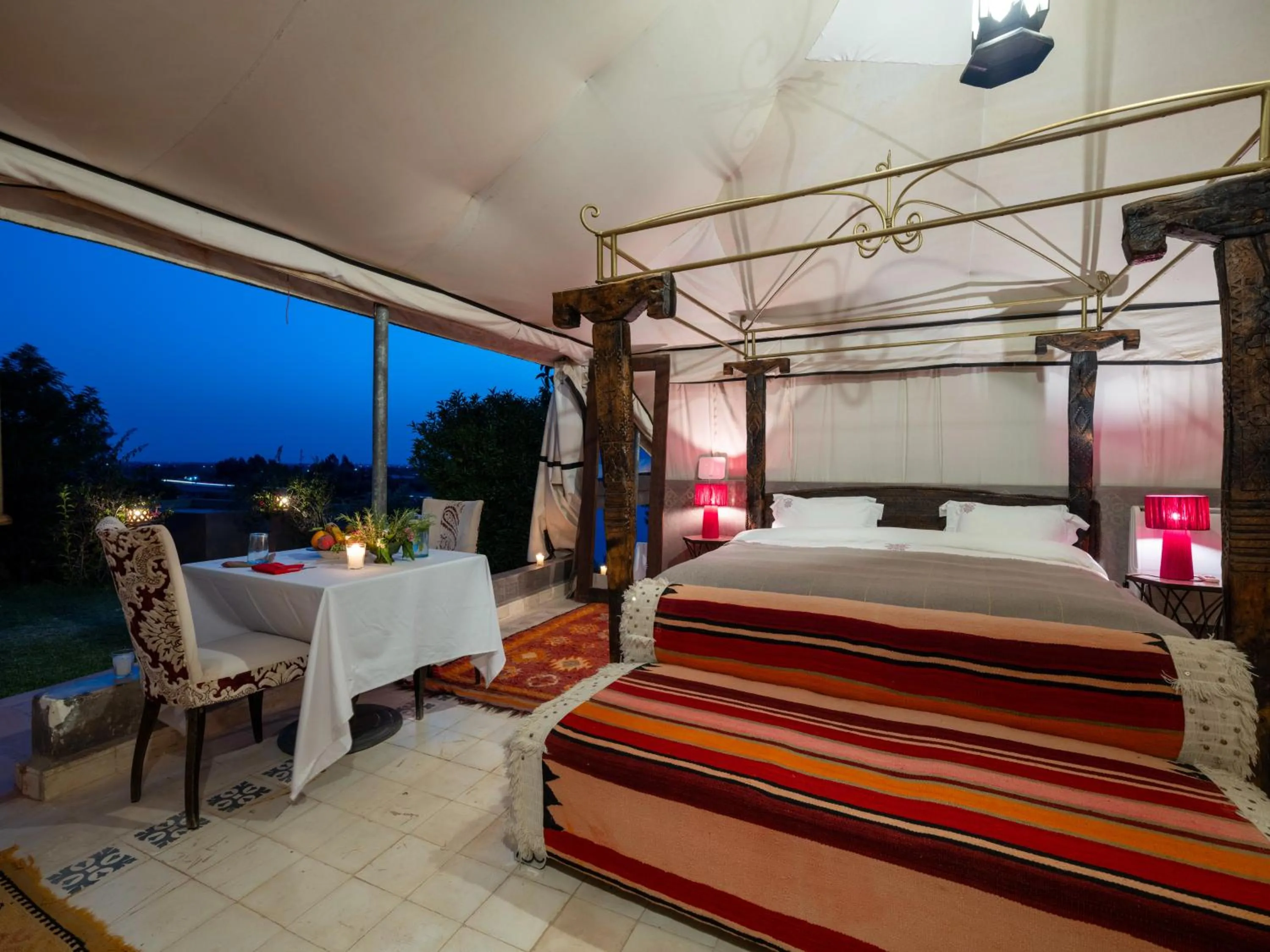 Patio in Kasbah Agafay Hotel & Spa