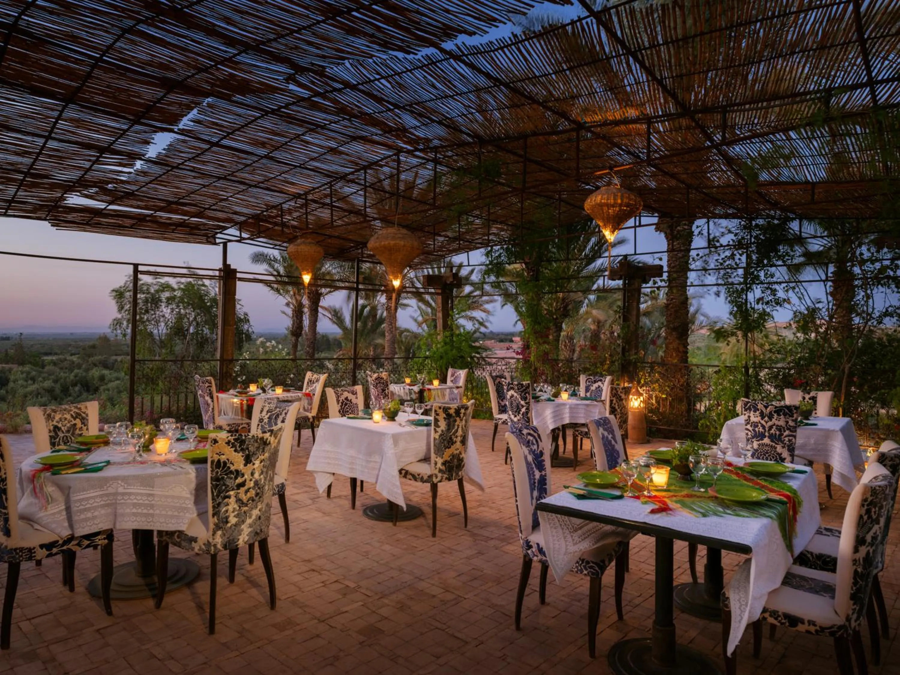 Patio in Kasbah Agafay Hotel & Spa