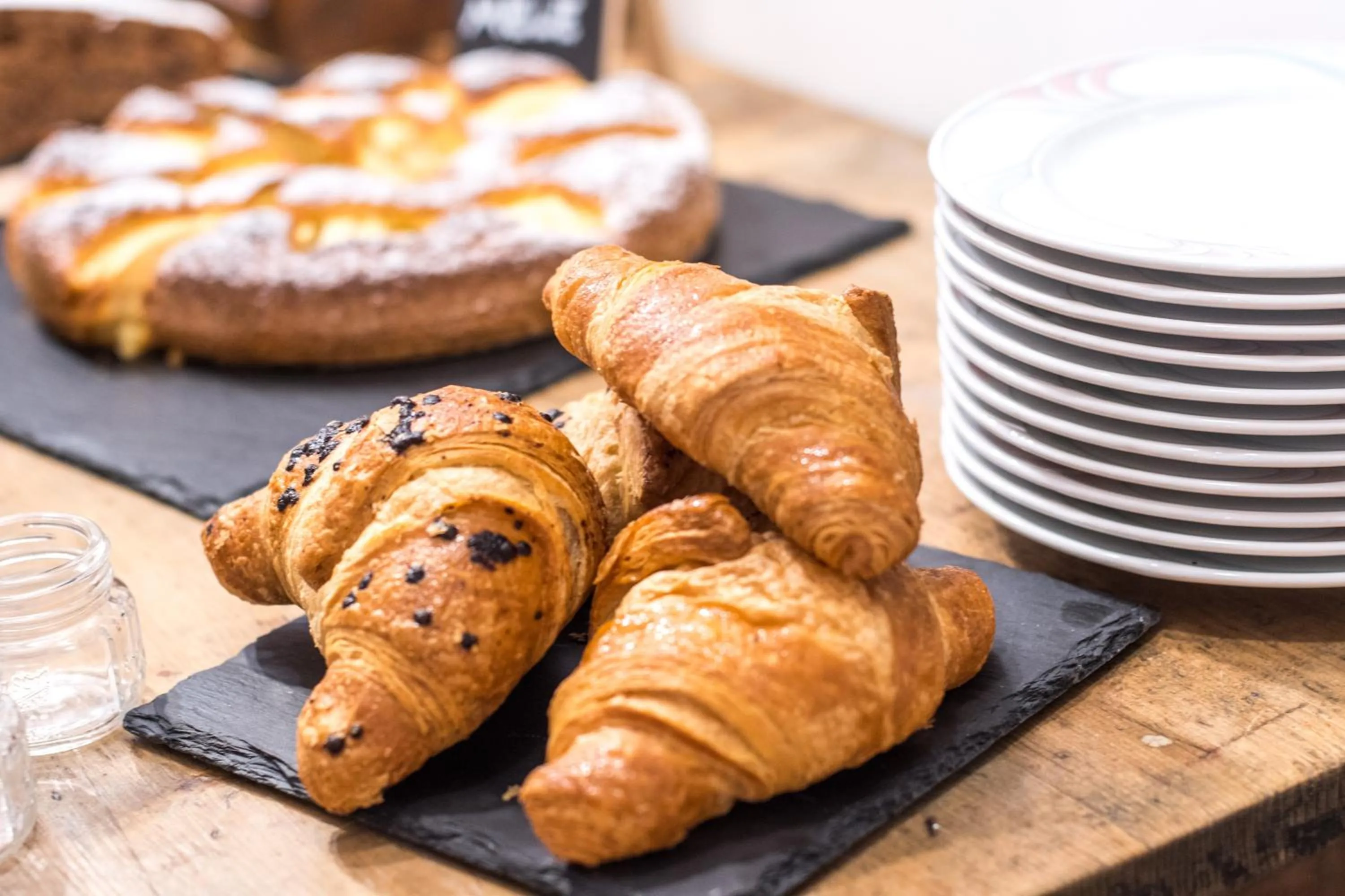 Buffet breakfast in Hotel Villa Rina
