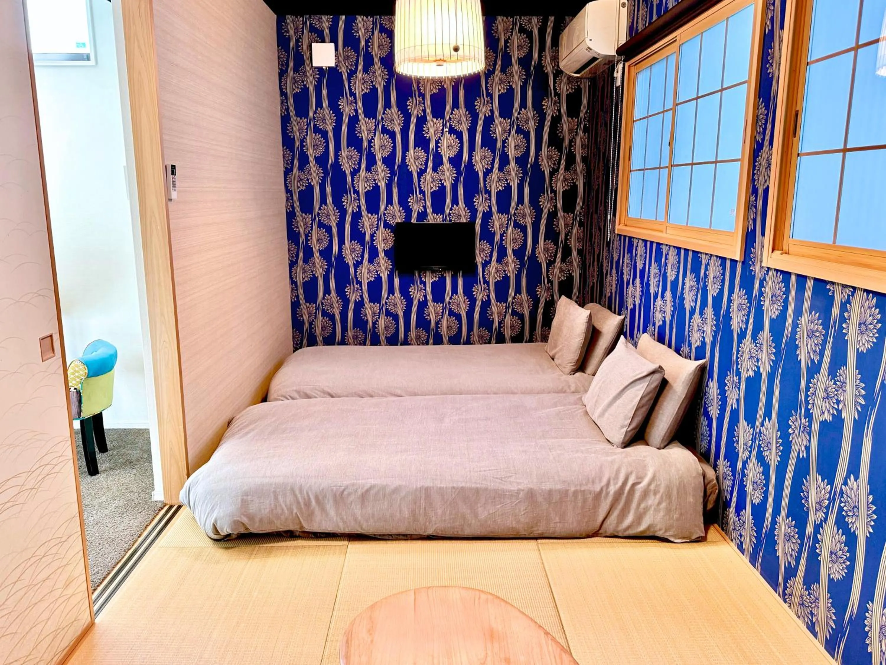 Bedroom, Bed in KYOSTAY Iroha Toji Main