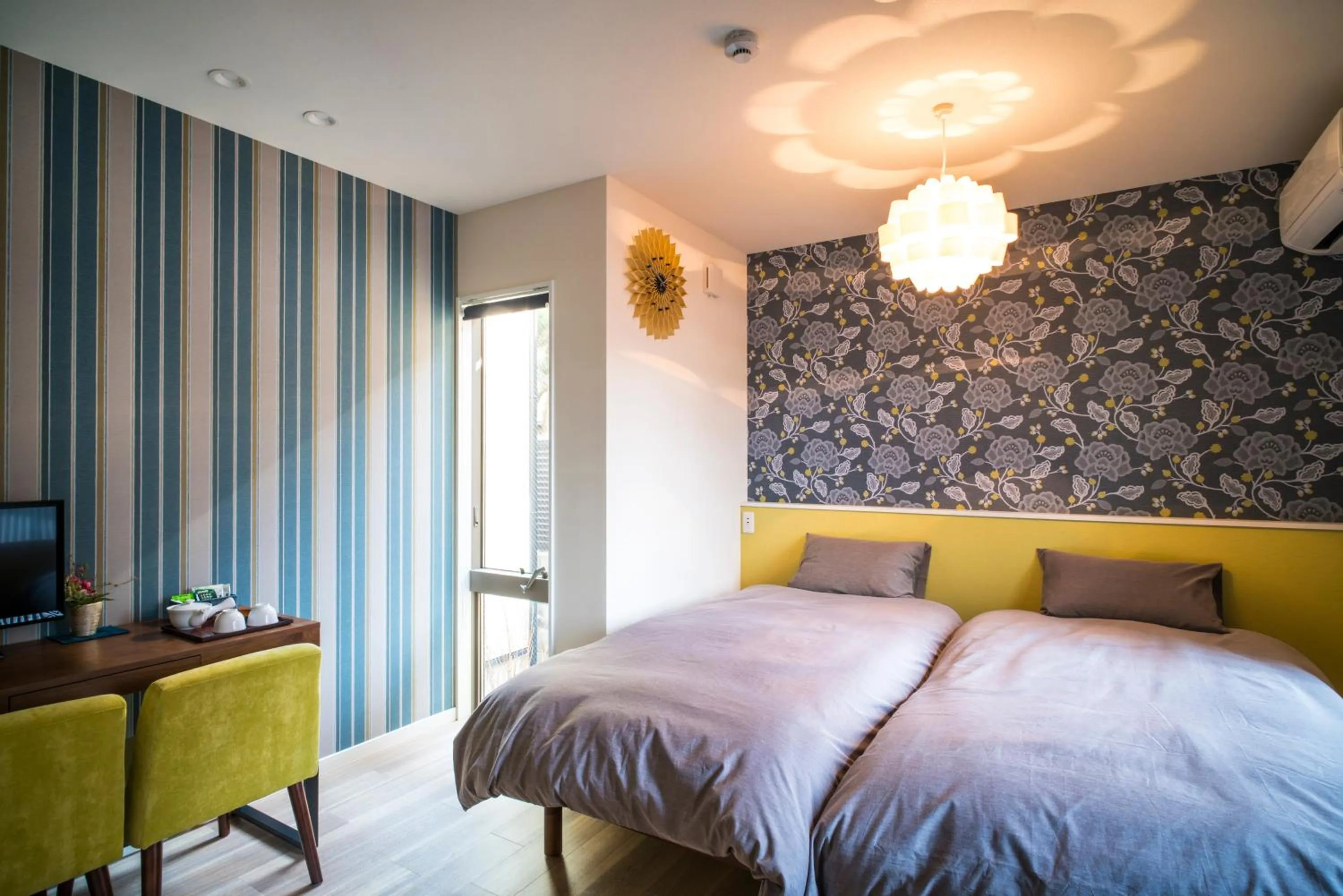 Bedroom, Bed in KYOSTAY Iroha Toji Main