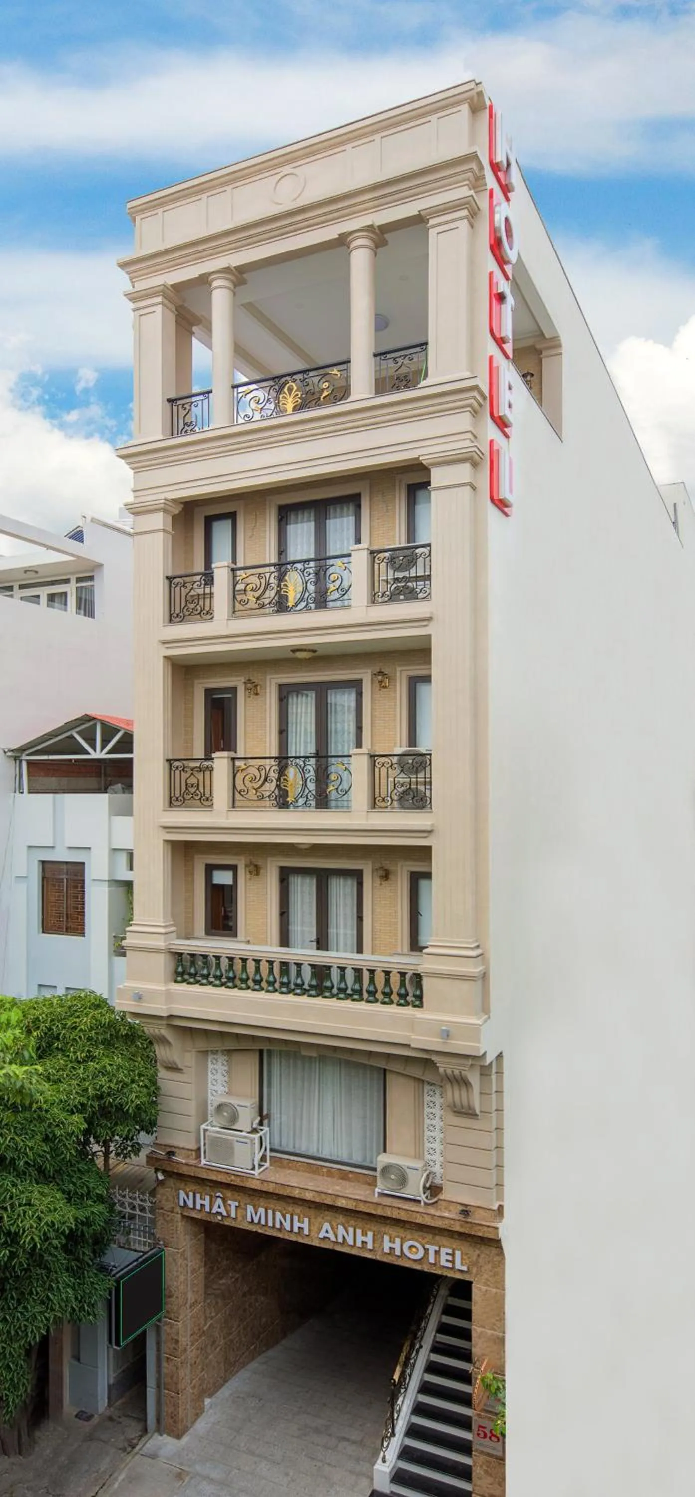 Property building in Nhat Minh Anh Hotel