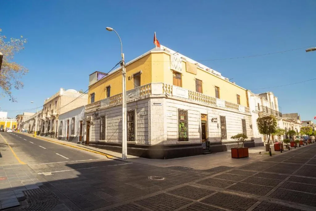 Property building in Hotel La Posada de Ugarte