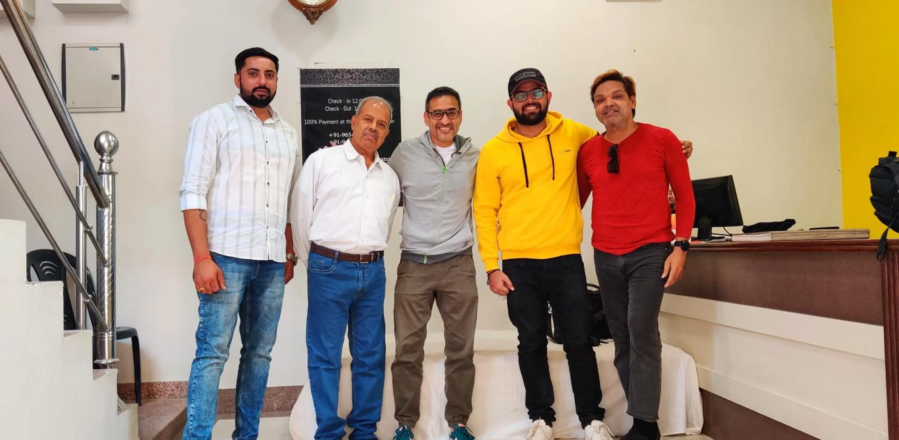group of guests in The White Canyon