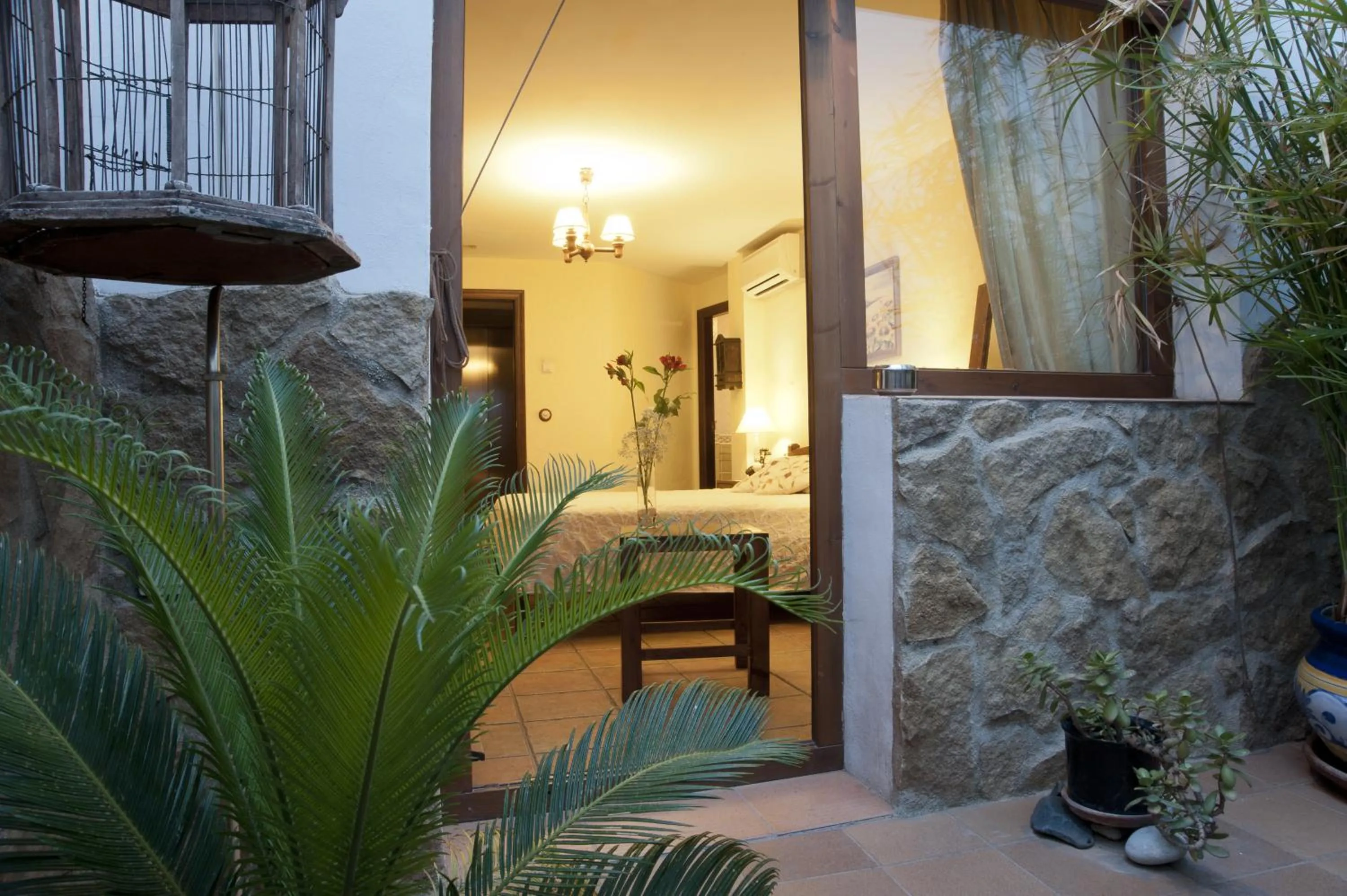 Patio in Hotel Triskel