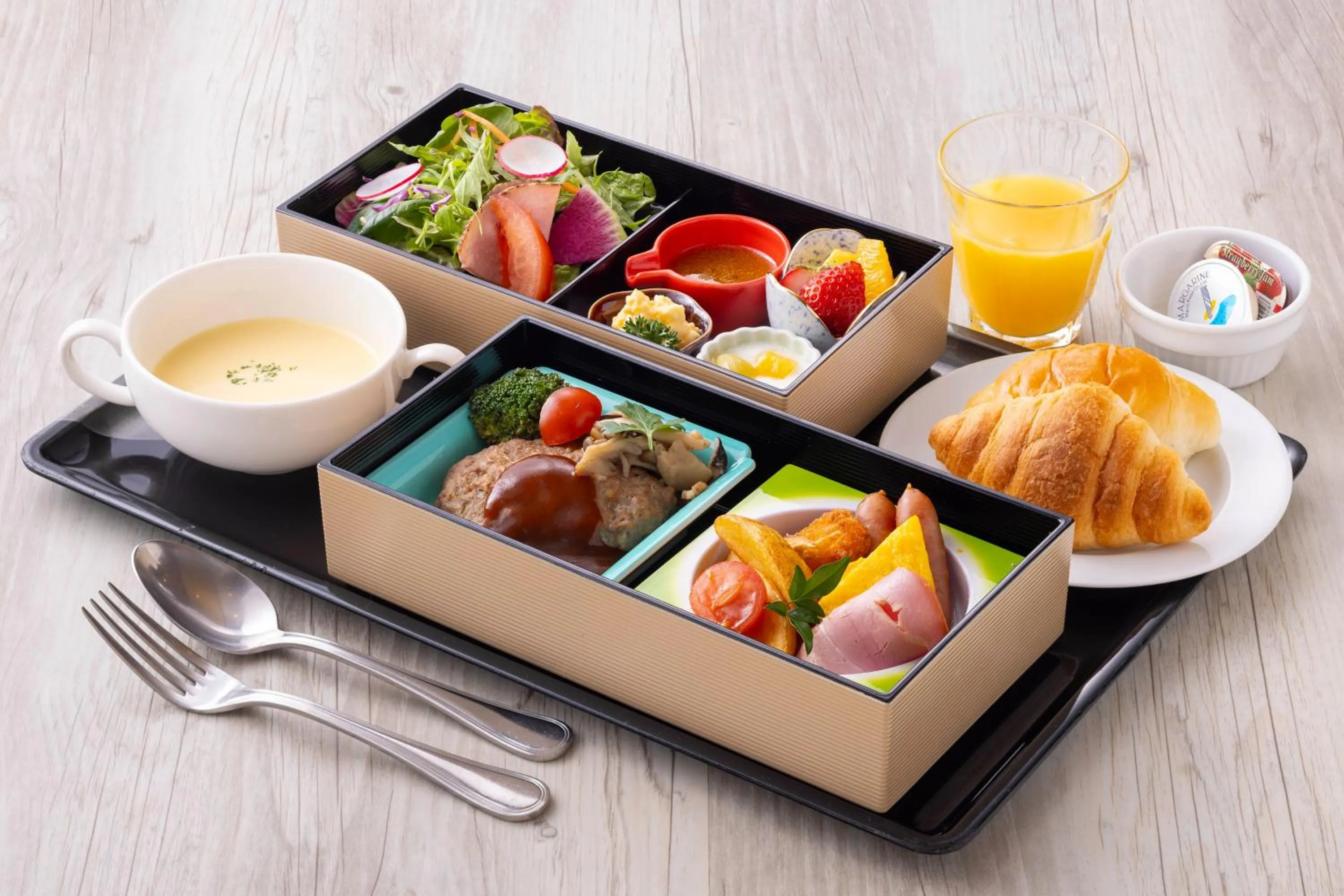 Breakfast in Hotel Granbinario Komatsu