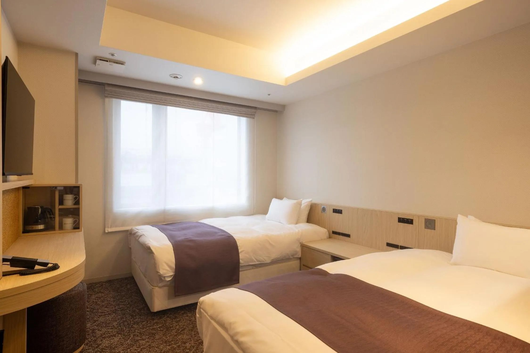 Bed in Hotel Granbinario Komatsu