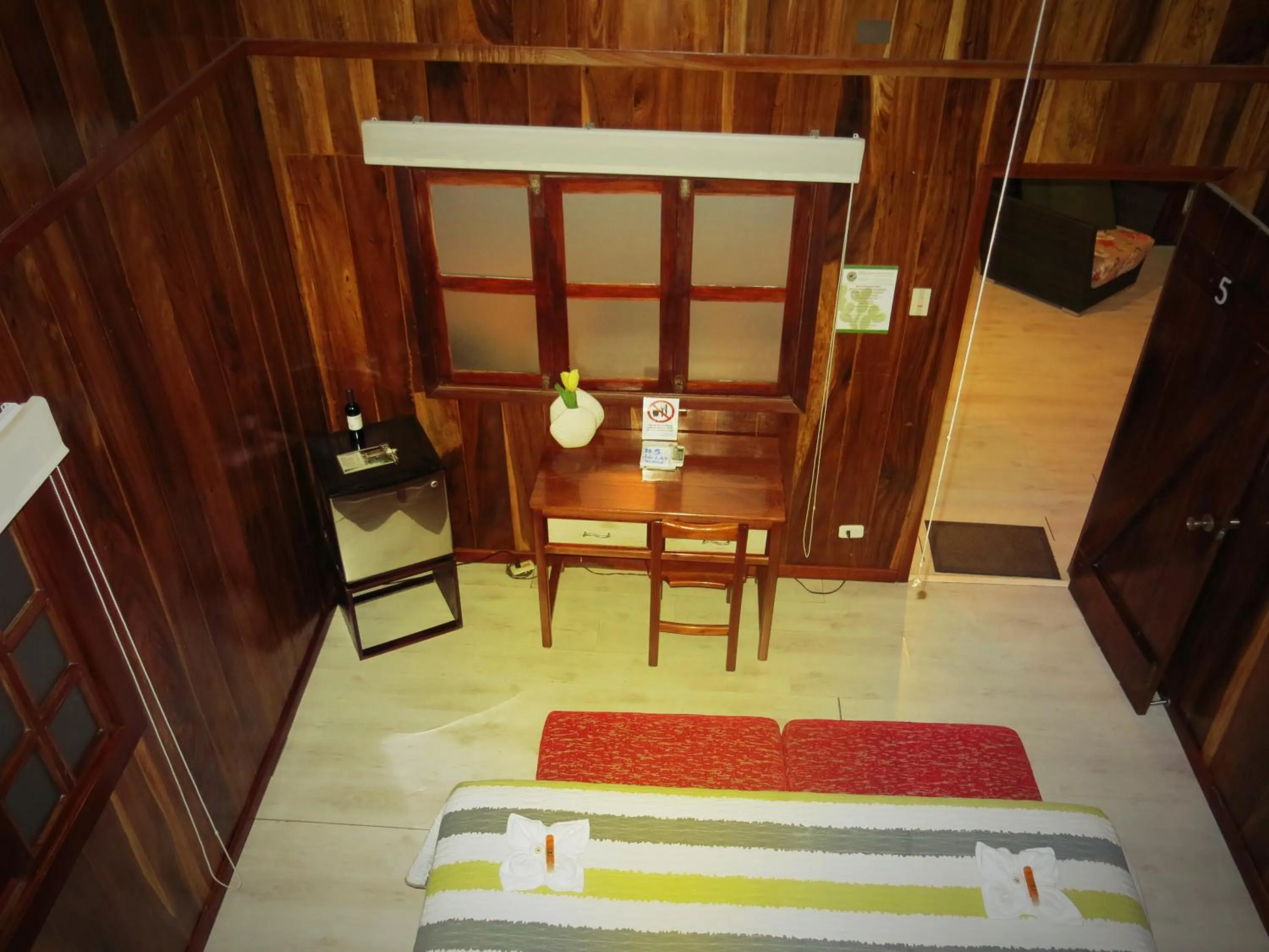 Family in The Wooden House Hotel