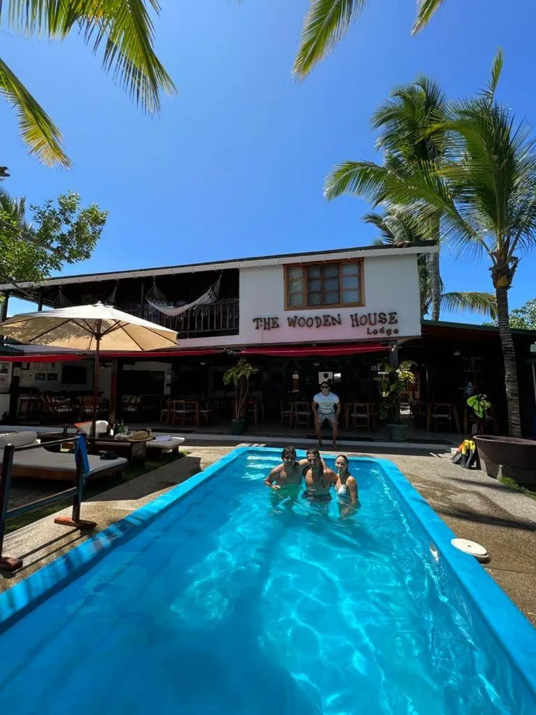 Swimming pool in The Wooden House Hotel