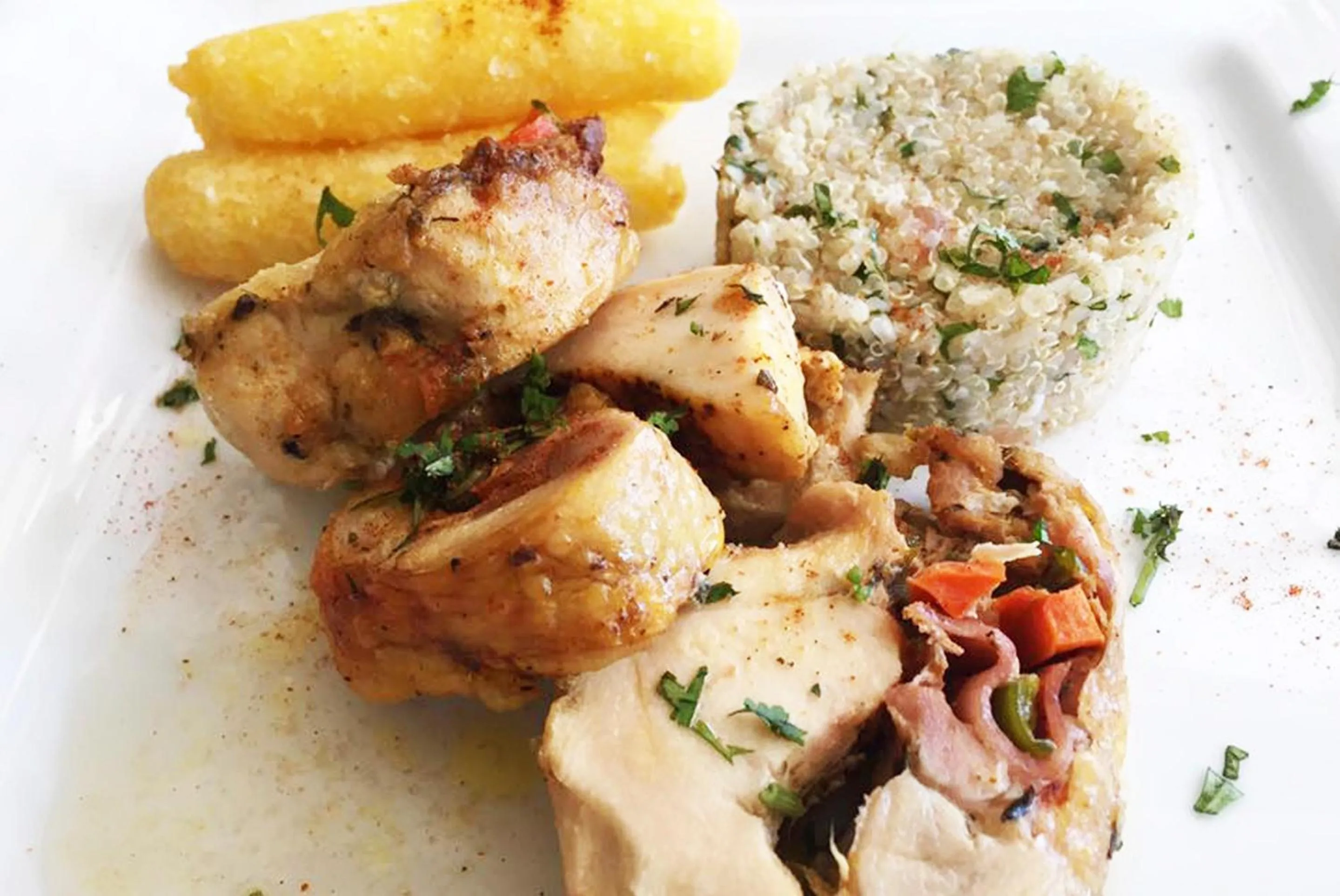 Food in The Wooden House Hotel