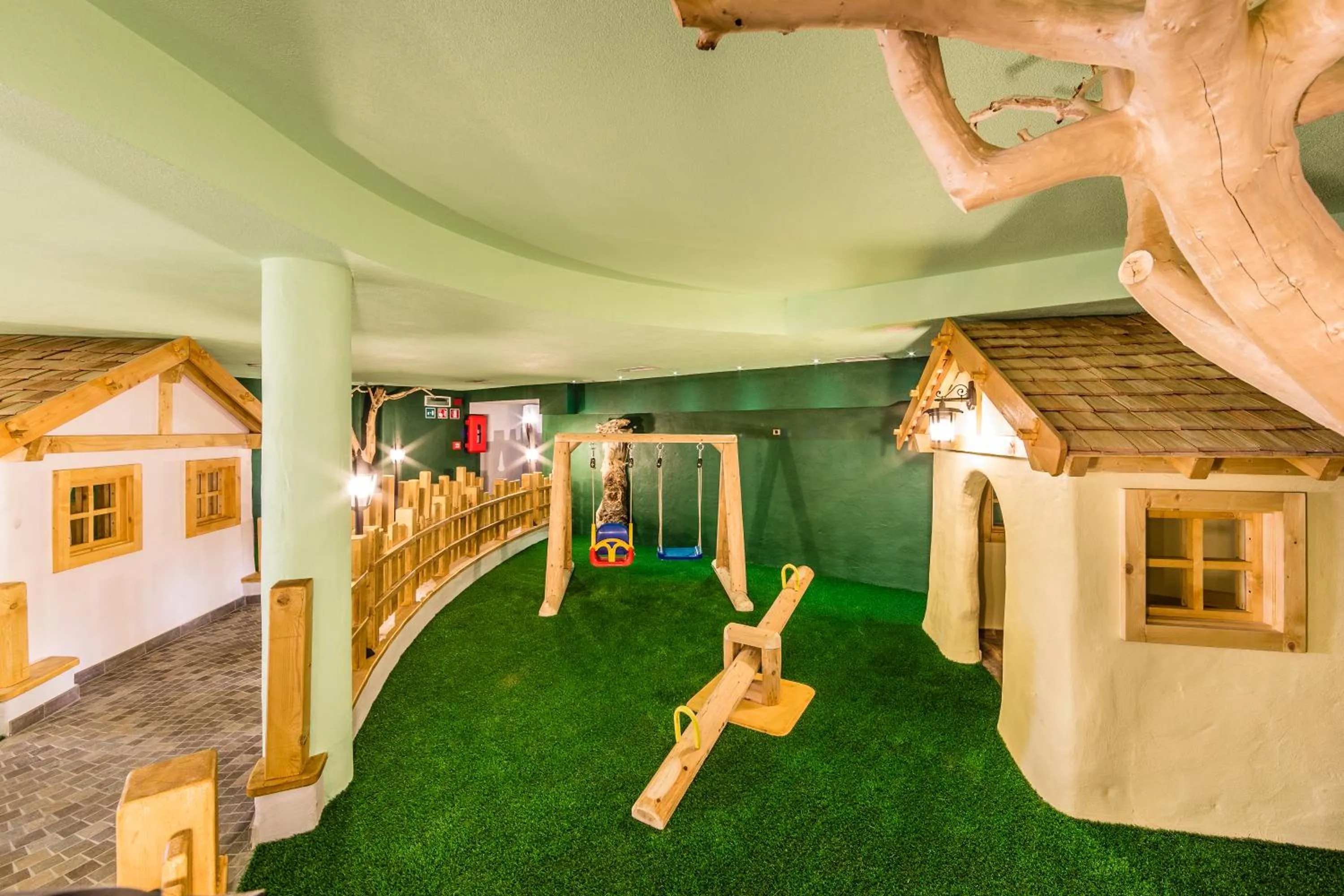Children play ground in Hotel Schneeberg FAMILY SPA RESORT