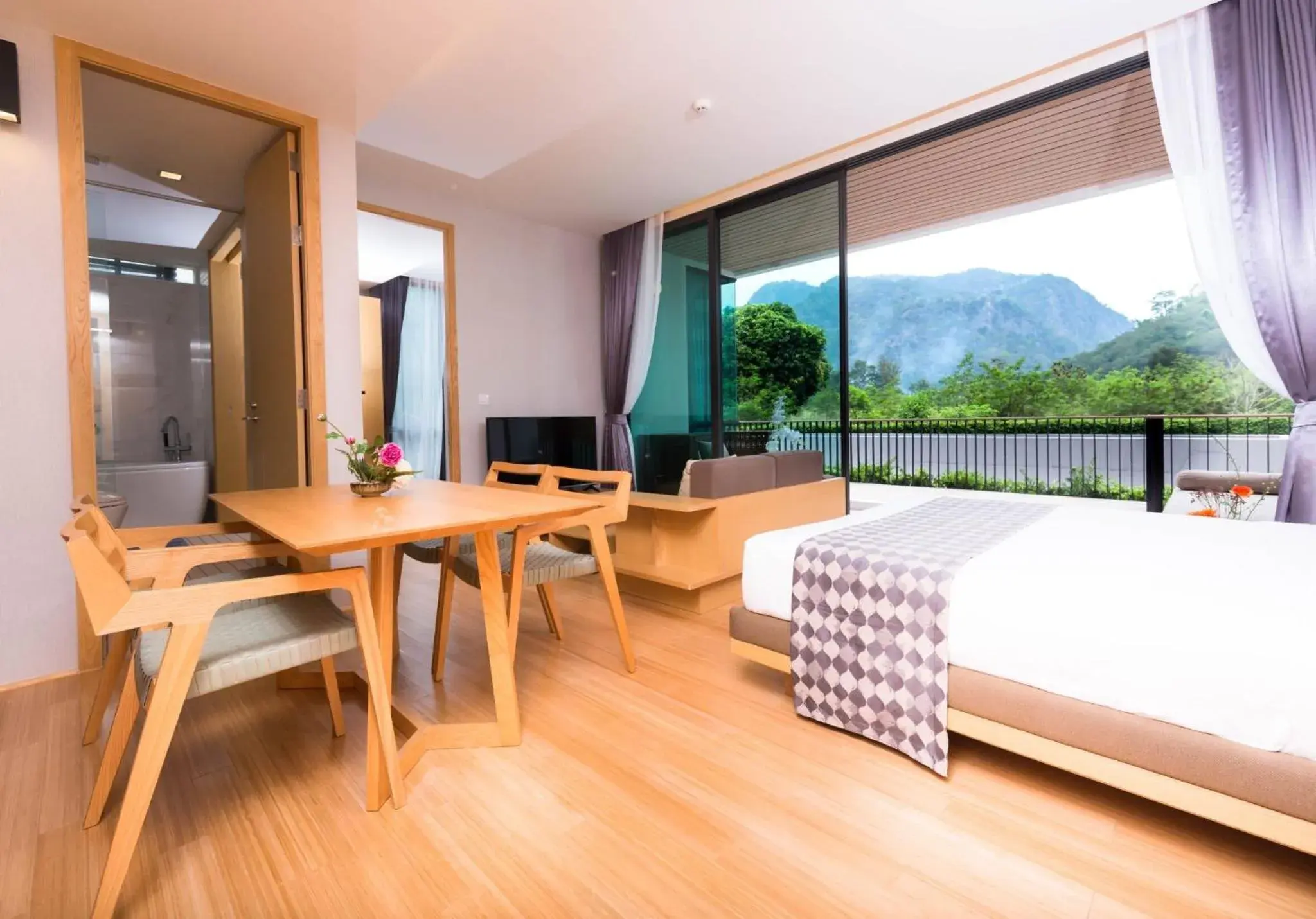 Junior Suite with Mountain View in Zen Next Khao Yai By ZV Junior Suite with Mountain View in Zen Next Khao Yai By ZV