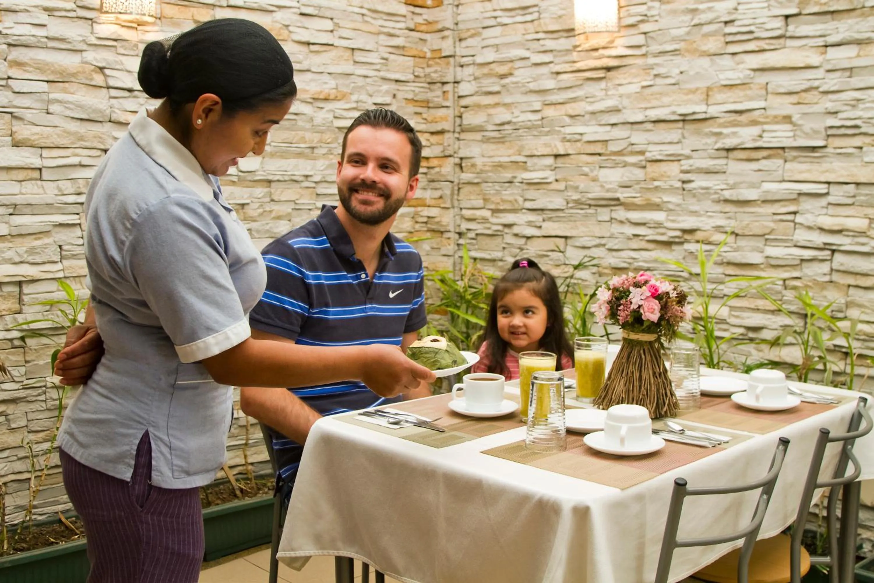 American breakfast in Hotel Sandmelis