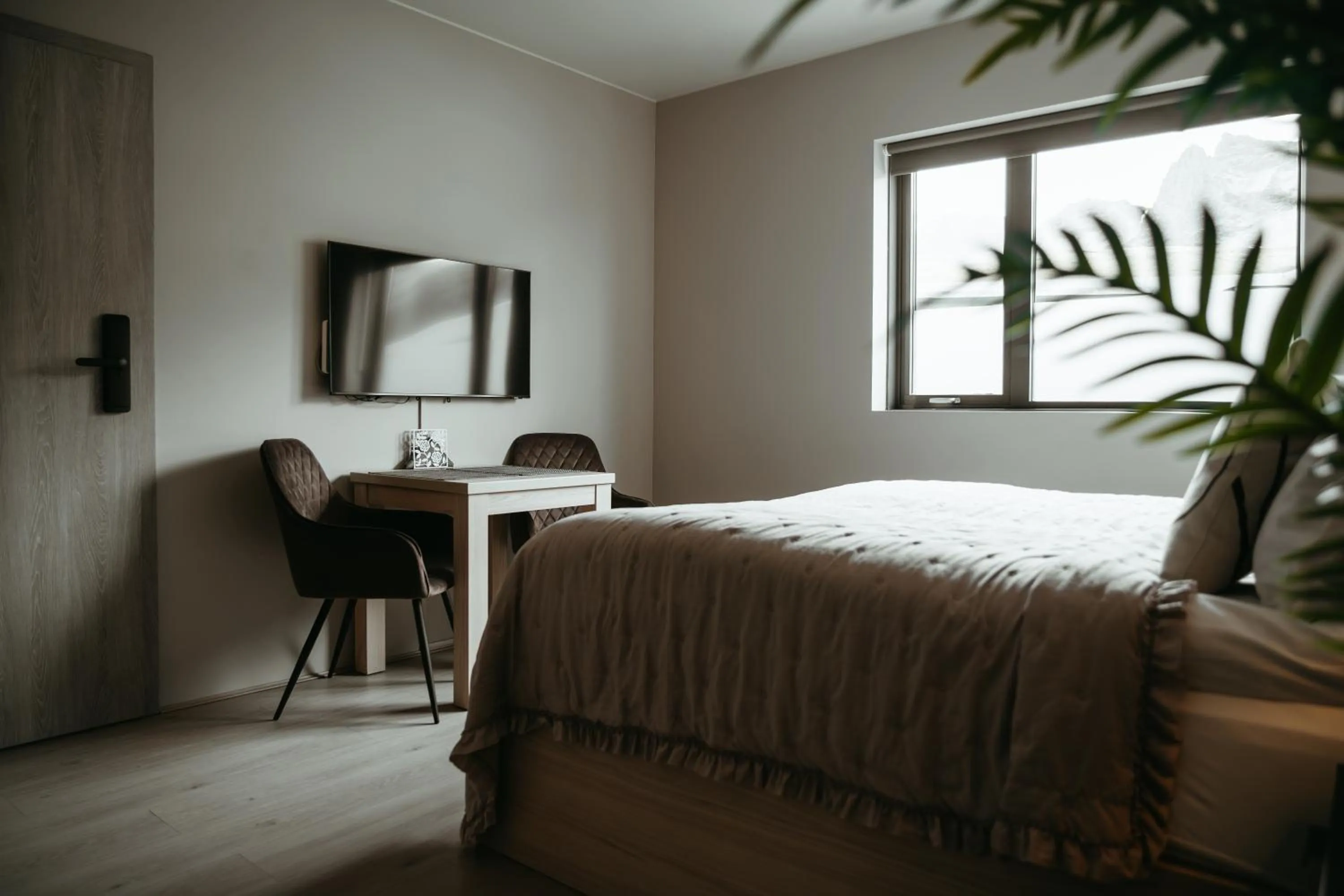 Bed in Vík Apartments