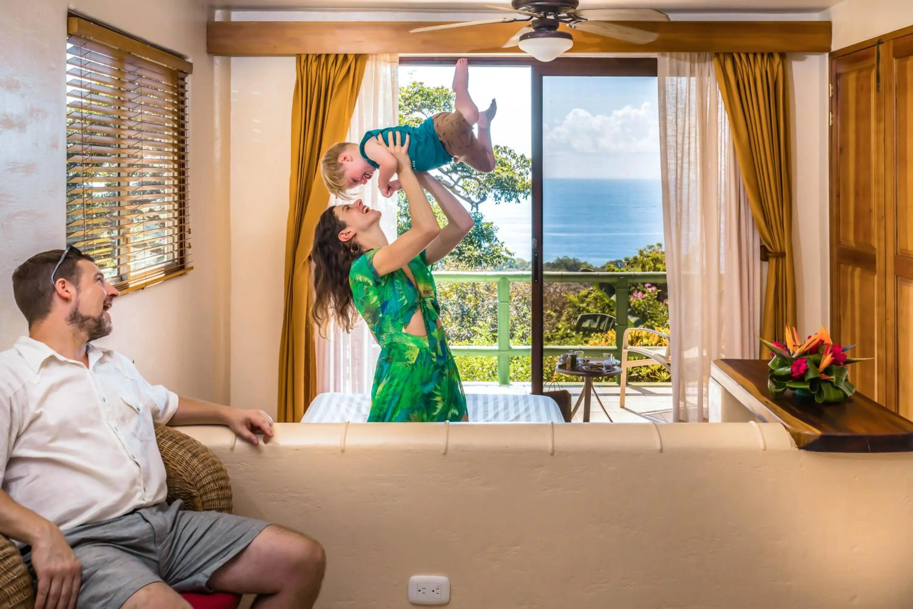 Living room in Si Como No Resort & Wildlife Refuge