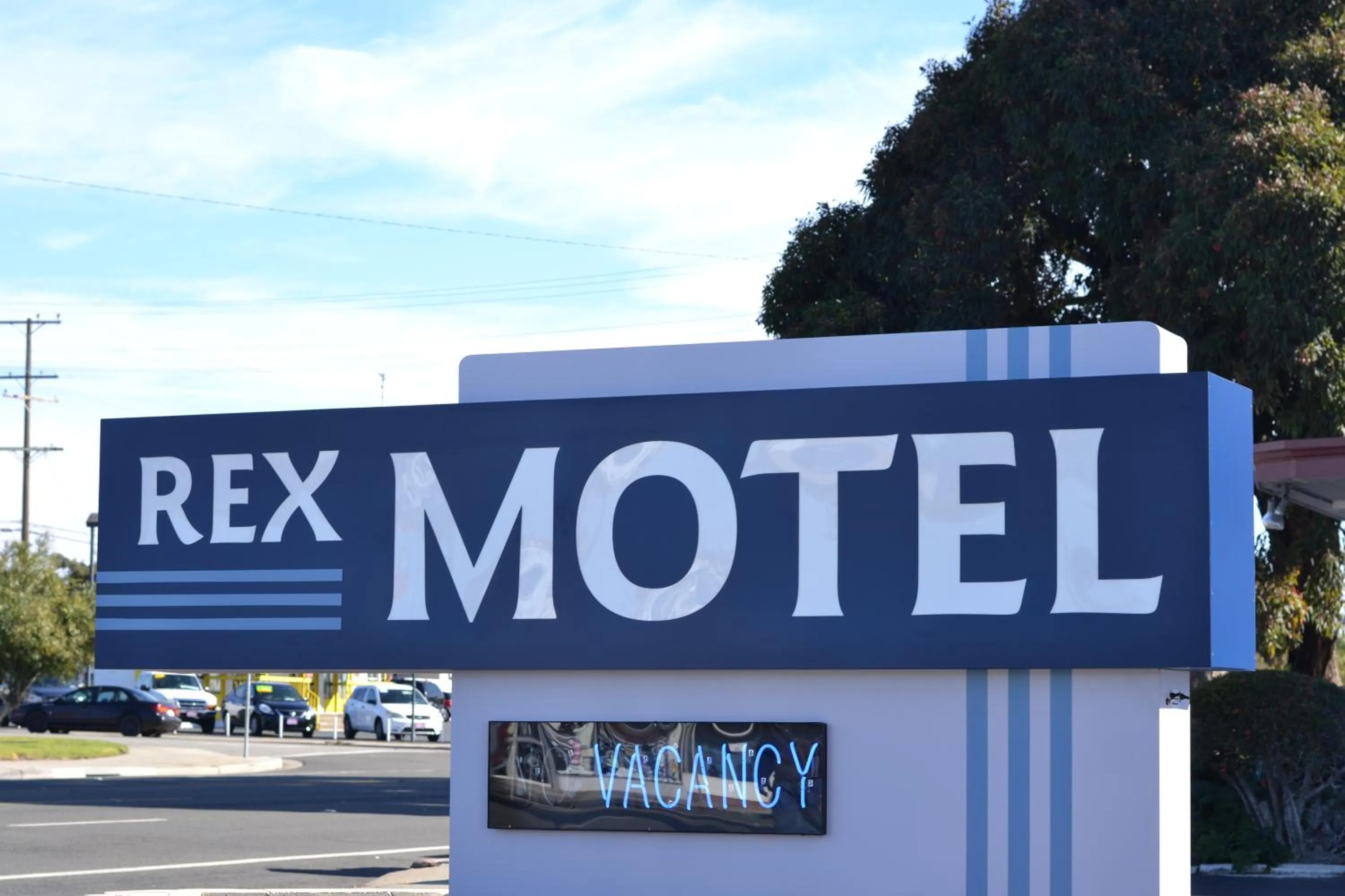Property logo or sign in Rex Motel