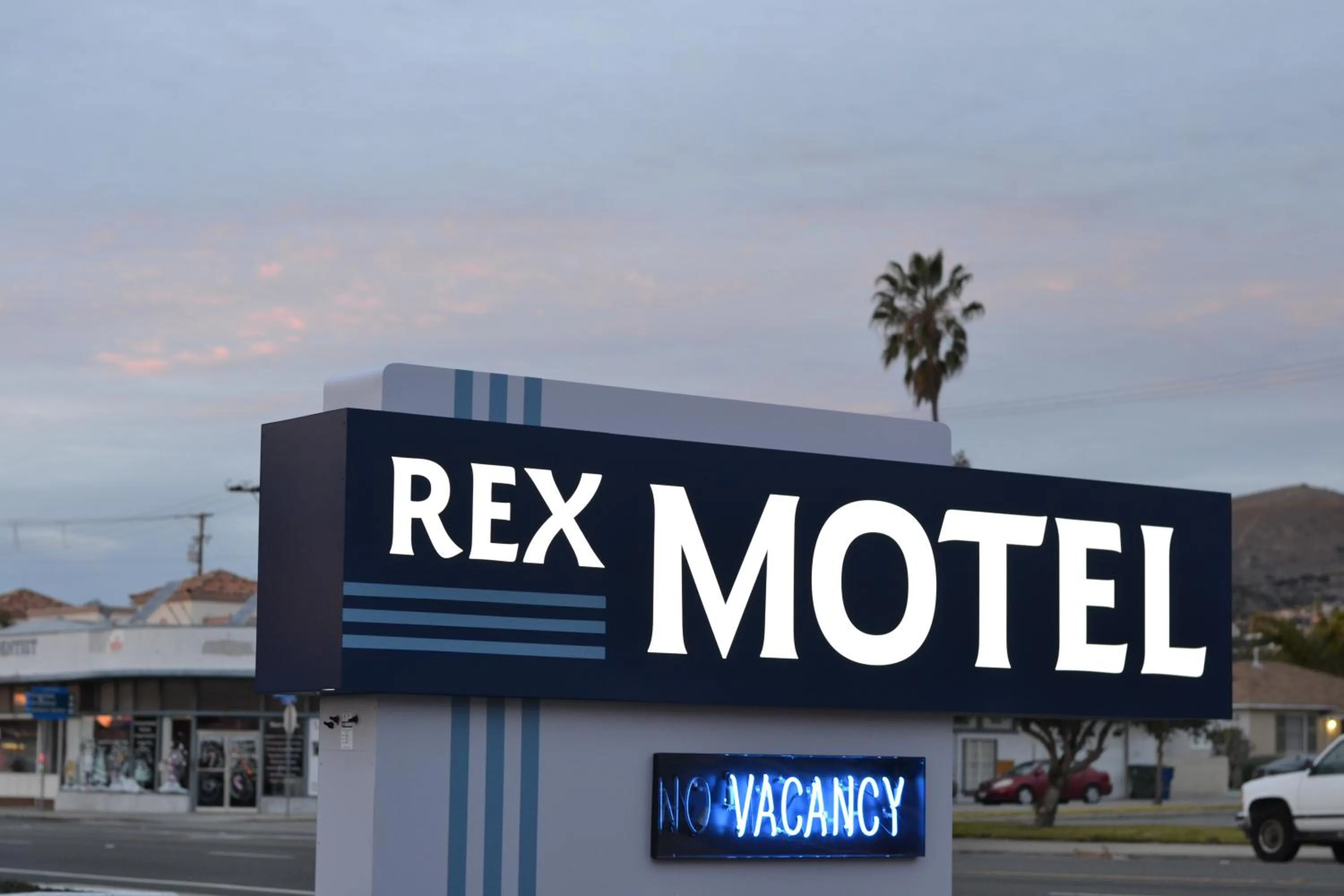 Property logo or sign in Rex Motel