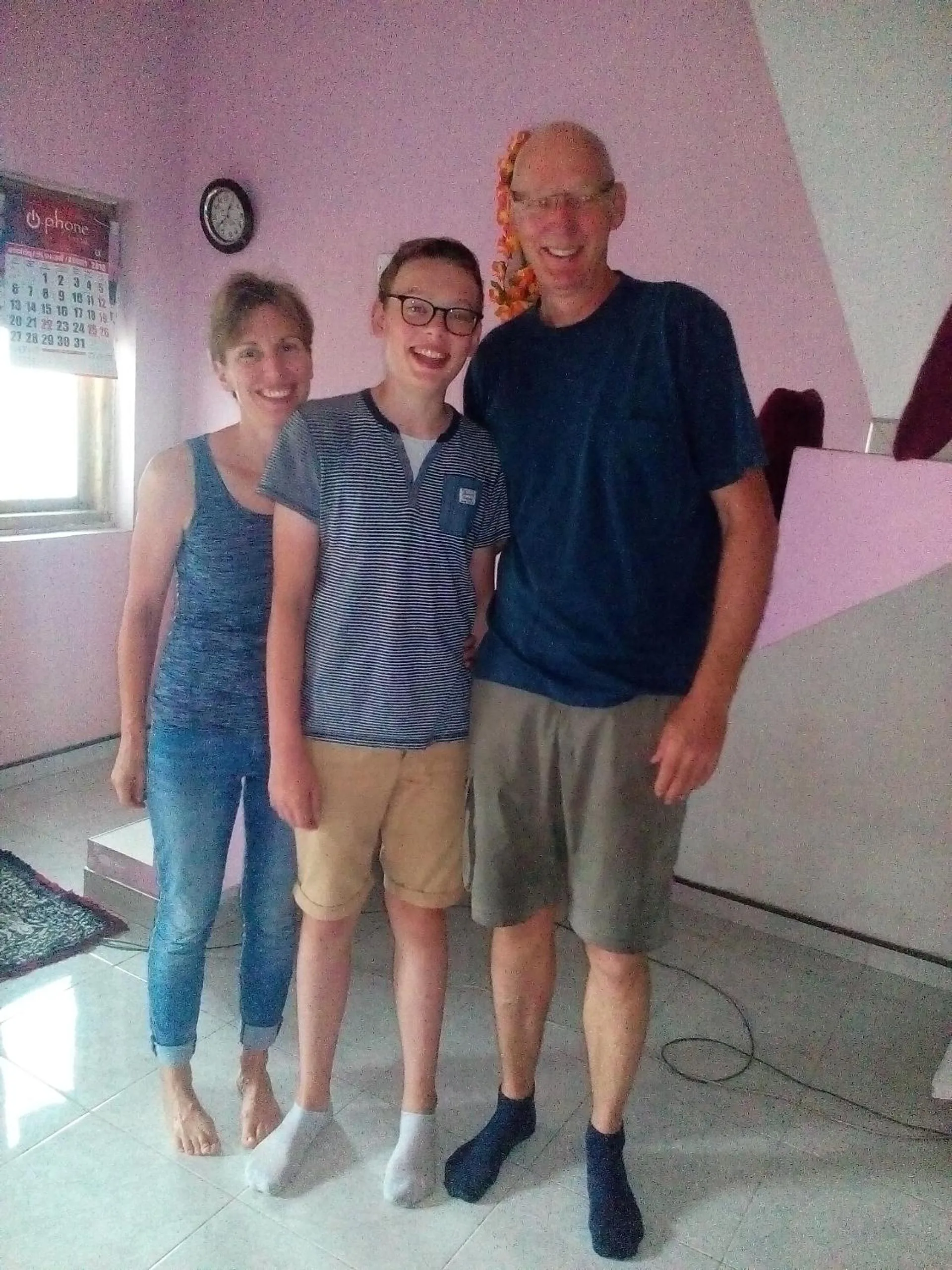 group of guests in Dreamscape home stay