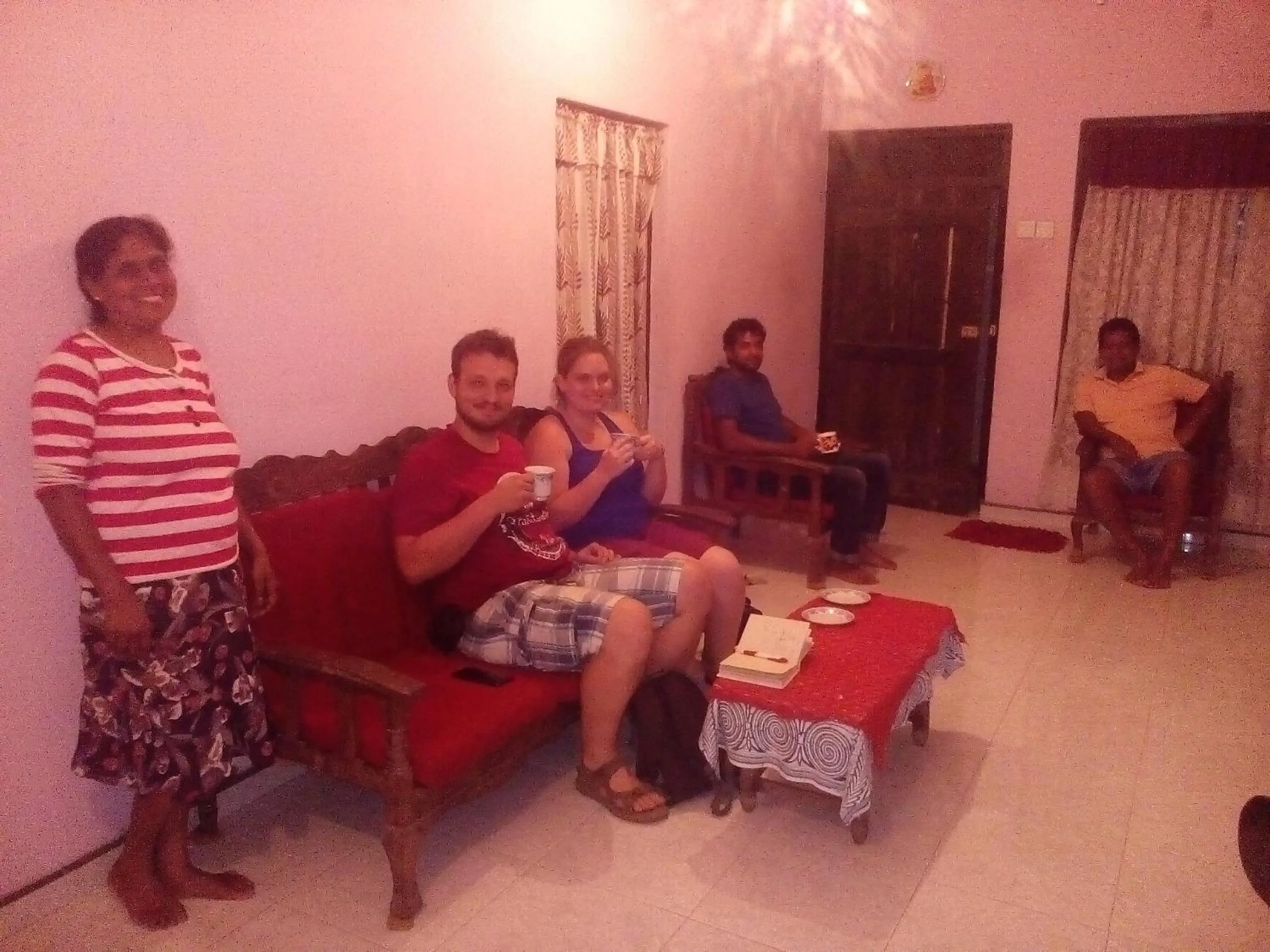 group of guests in Dreamscape home stay