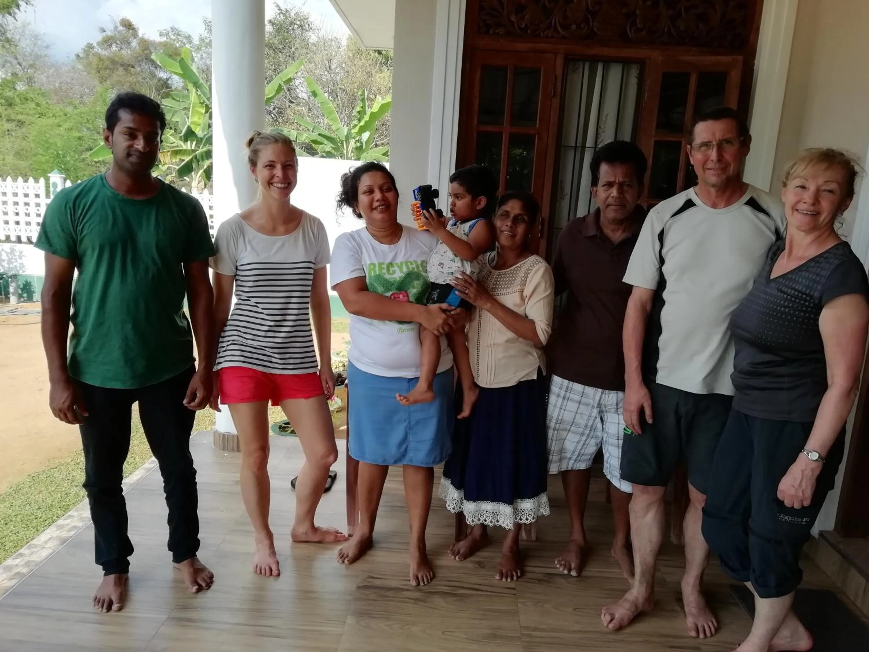 Family in Dreamscape home stay