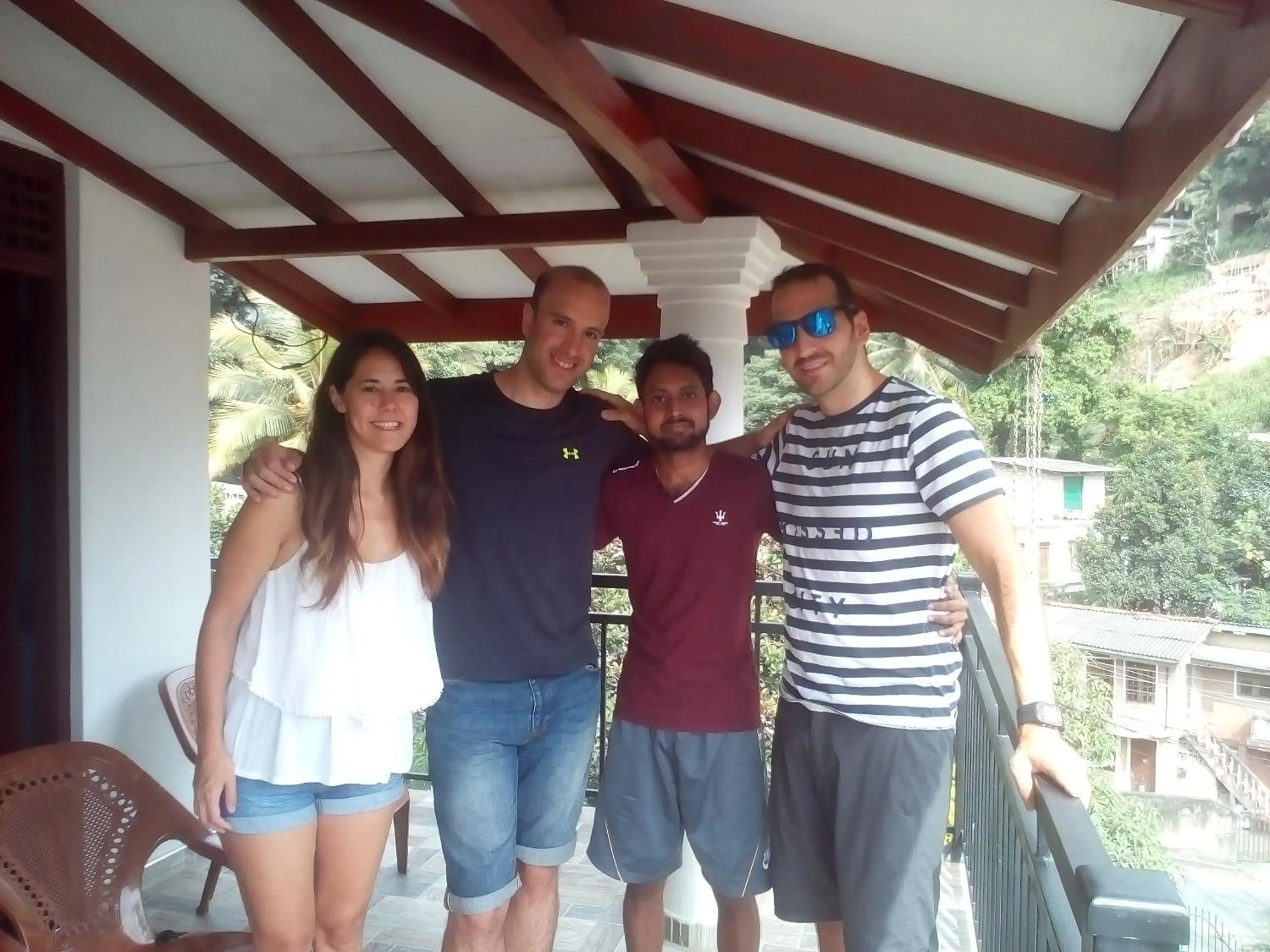 group of guests in Dreamscape home stay